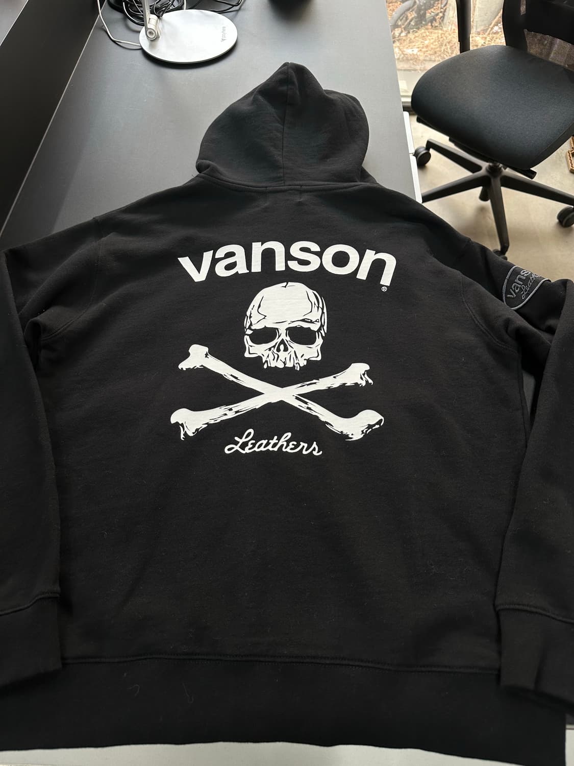 벤슨 스컬 본 빅로고 후드집업 데드스탁  상품이미지5