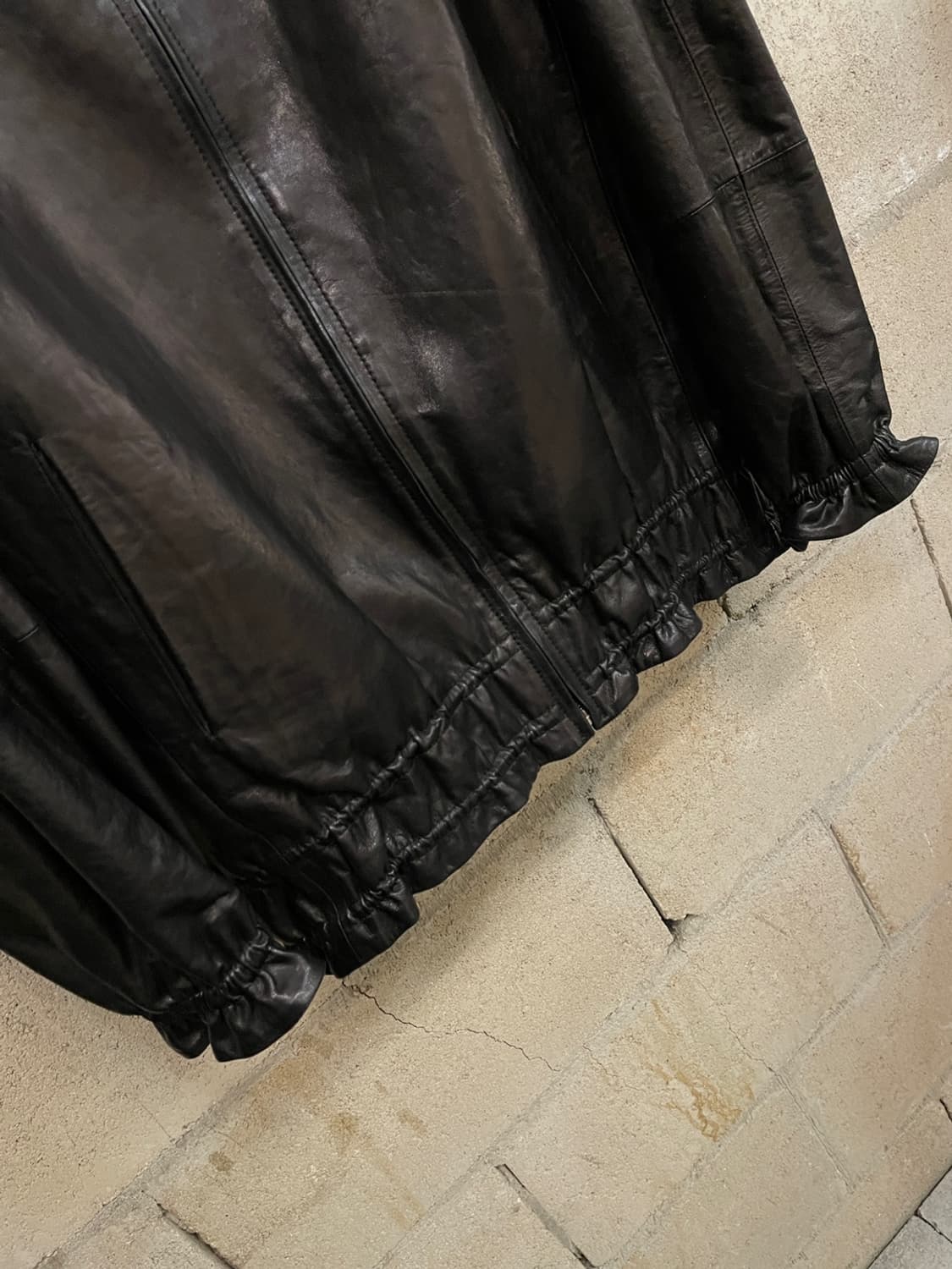 빈티지 Robo 양가죽 후드 자켓  상품이미지3