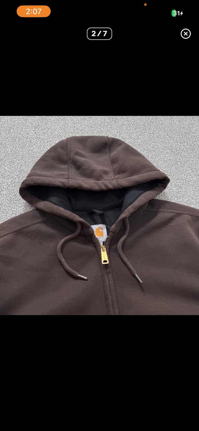 칼하트 후드집업 상품이미지2