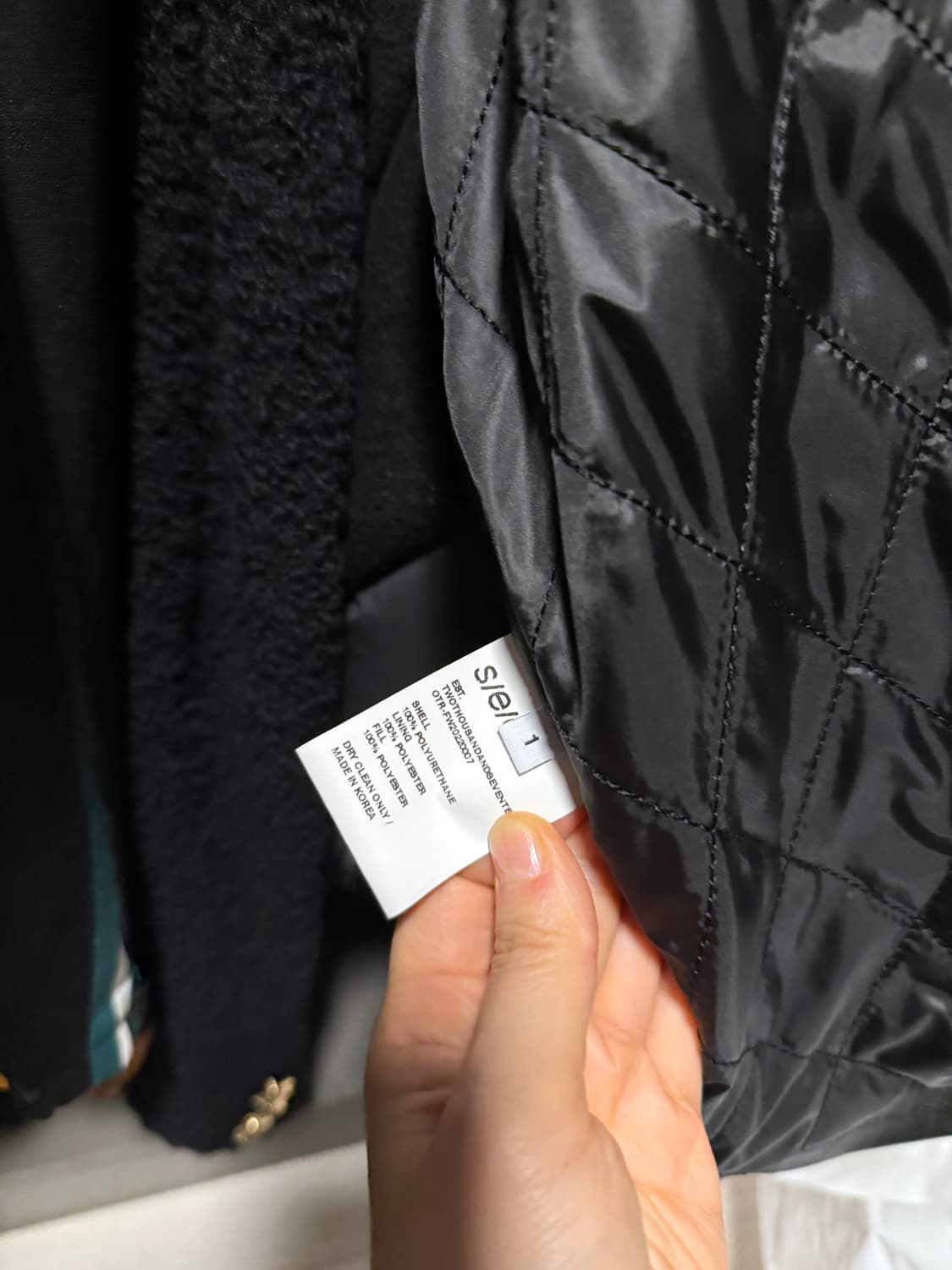 S/E/O  Faux leather jacket 상품이미지4