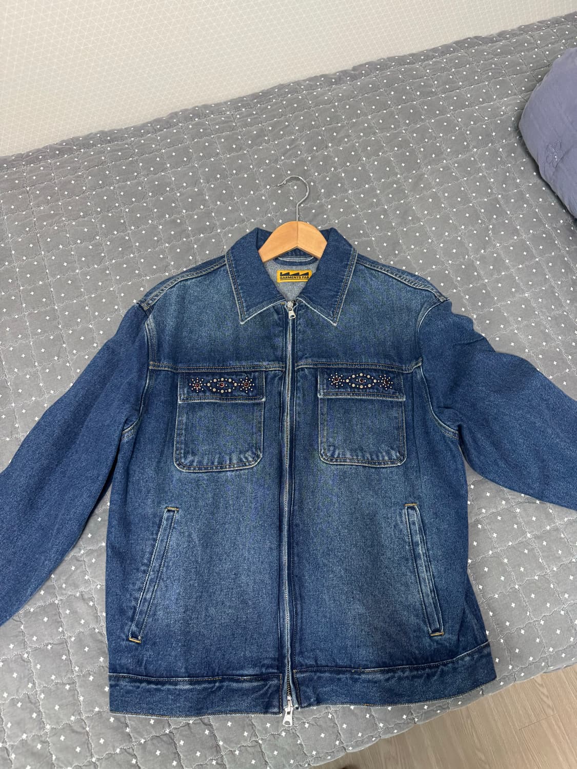 가먼츠 팹 데님 자켓 L 상품이미지1