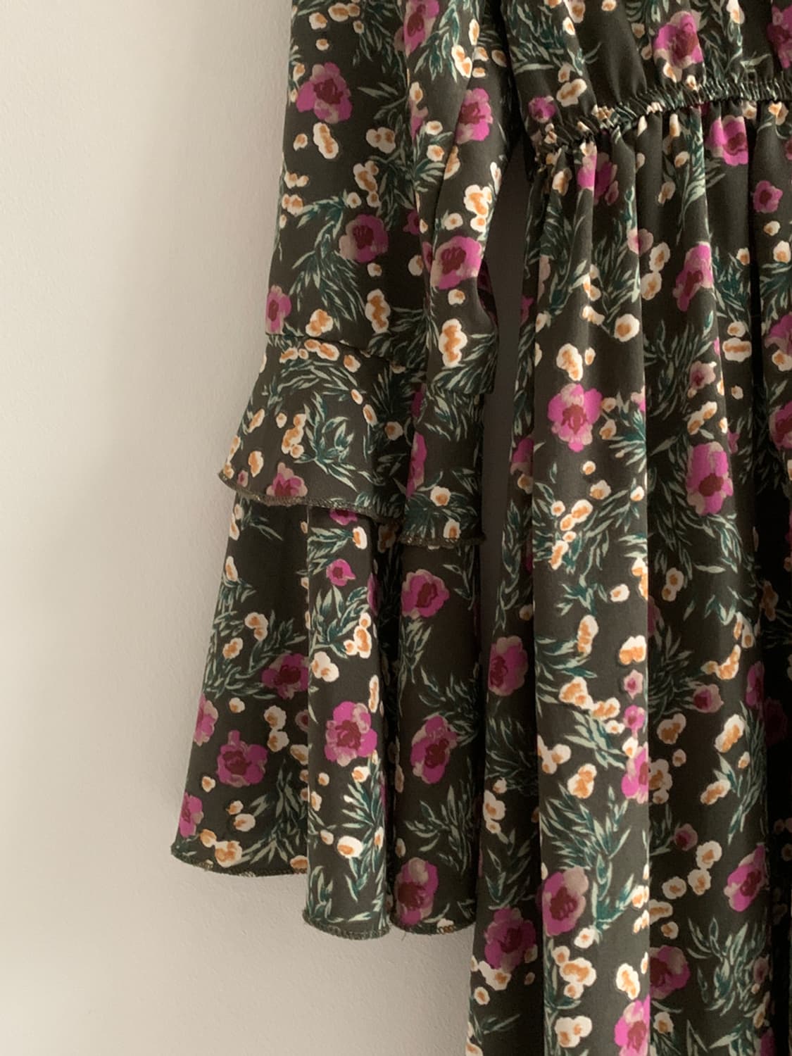 Flower Shirts Dress(Khaki) 상품이미지7