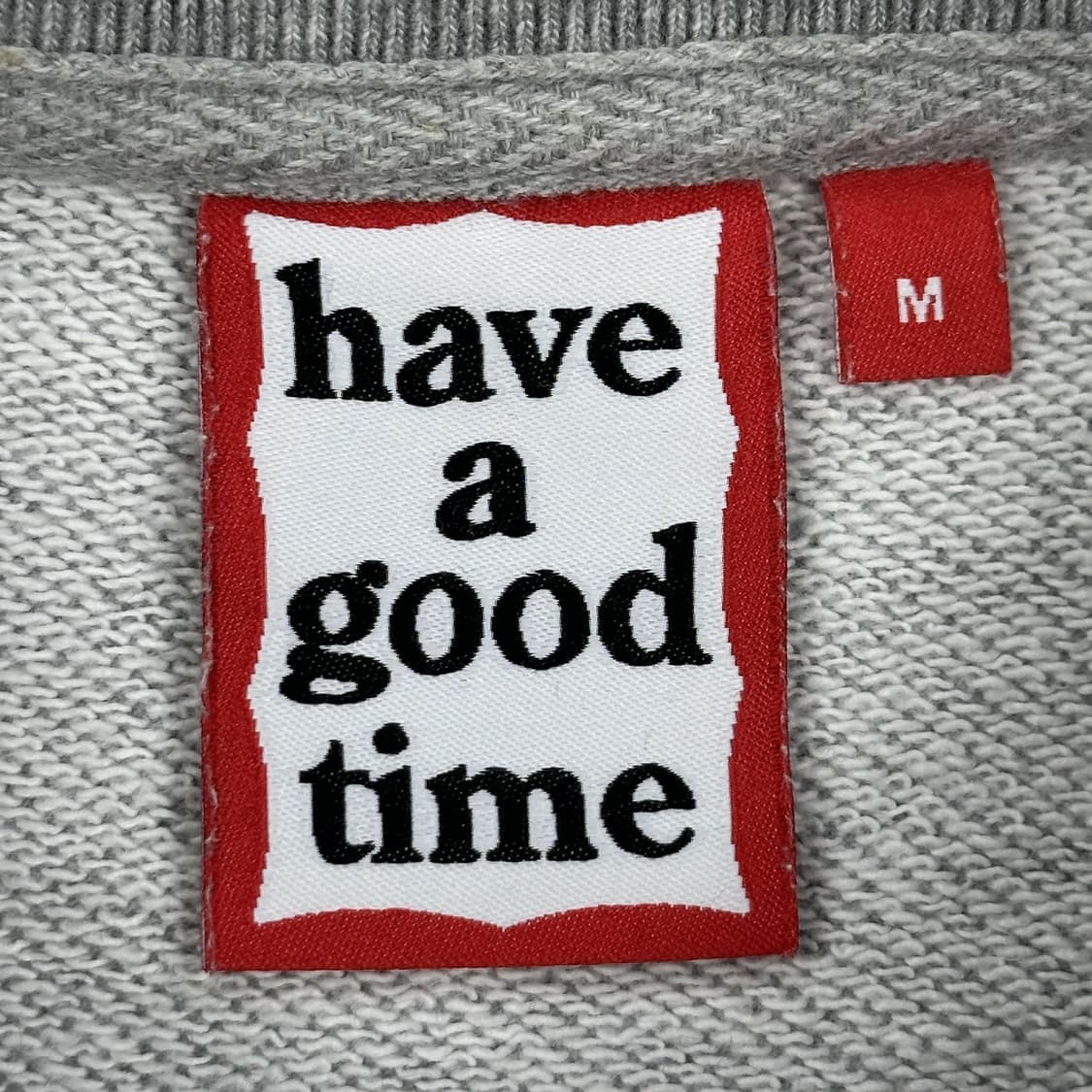 해브어굿타임 (해굿타) 그레이 크루넥 맨투맨 (M) 상품이미지5