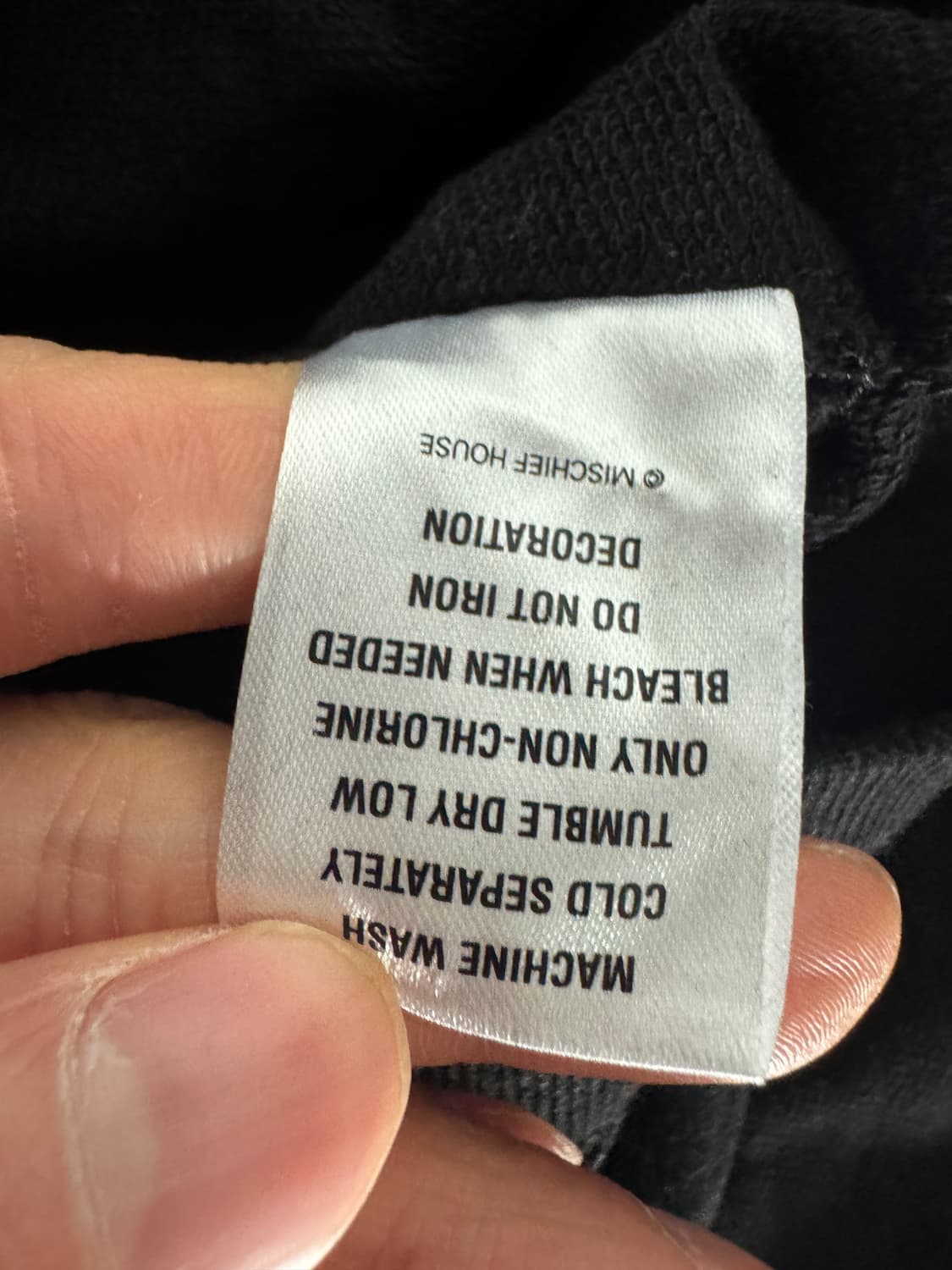 희귀!! 여성 미스치프 로즈 패턴 후드집업 블랙 상품이미지4