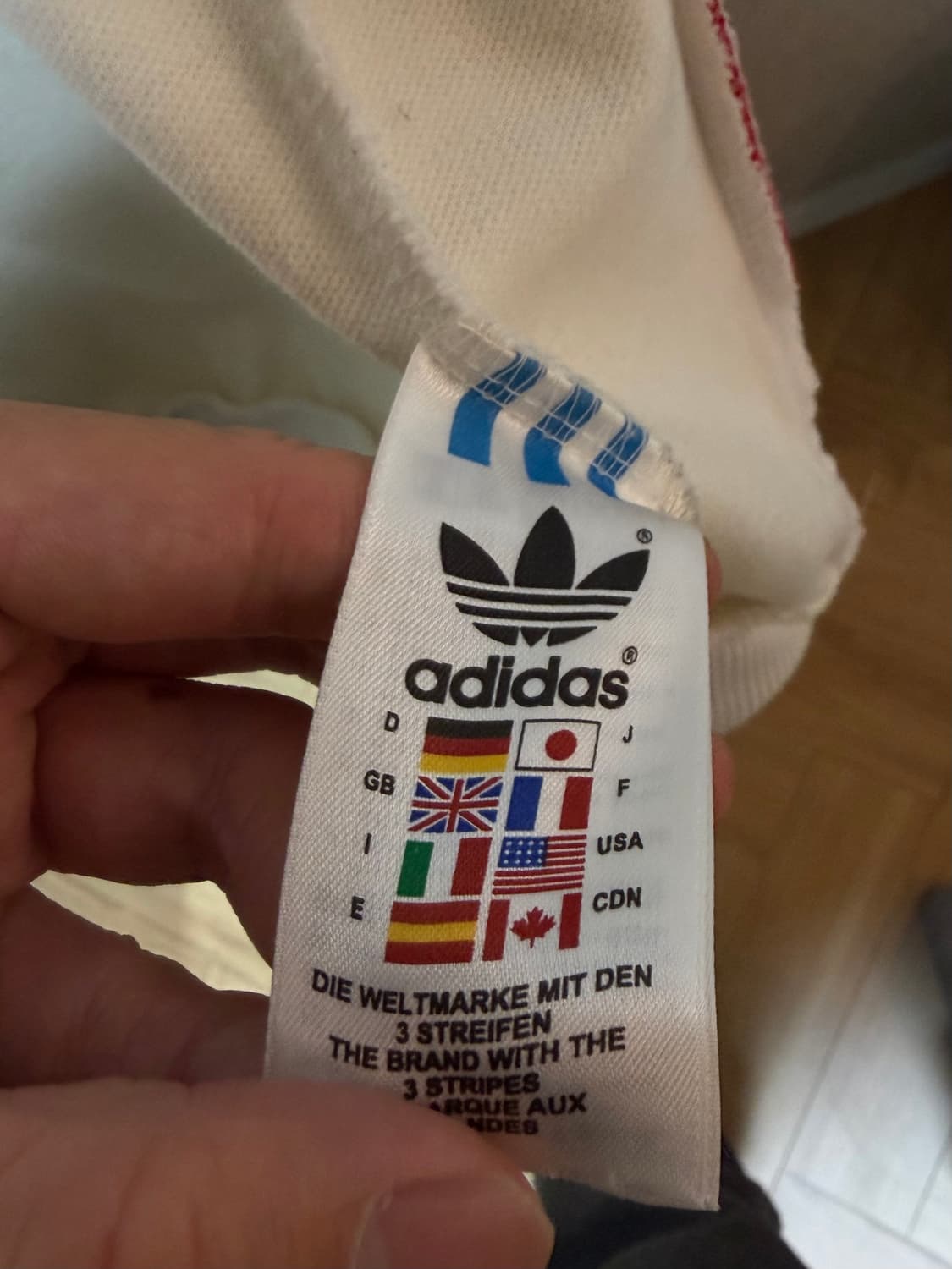 아디다스 빈티지 도쿄 TOKYO 트랙탑 저지 져지집업 90 / S 상품이미지6