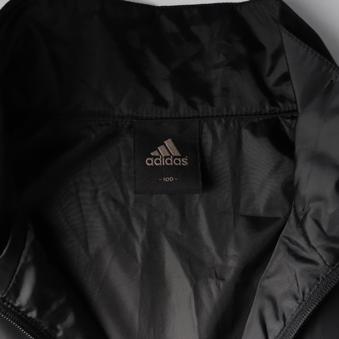 아디다스 블랙 미니멀 로고 윈드브레이커 L 상품이미지5