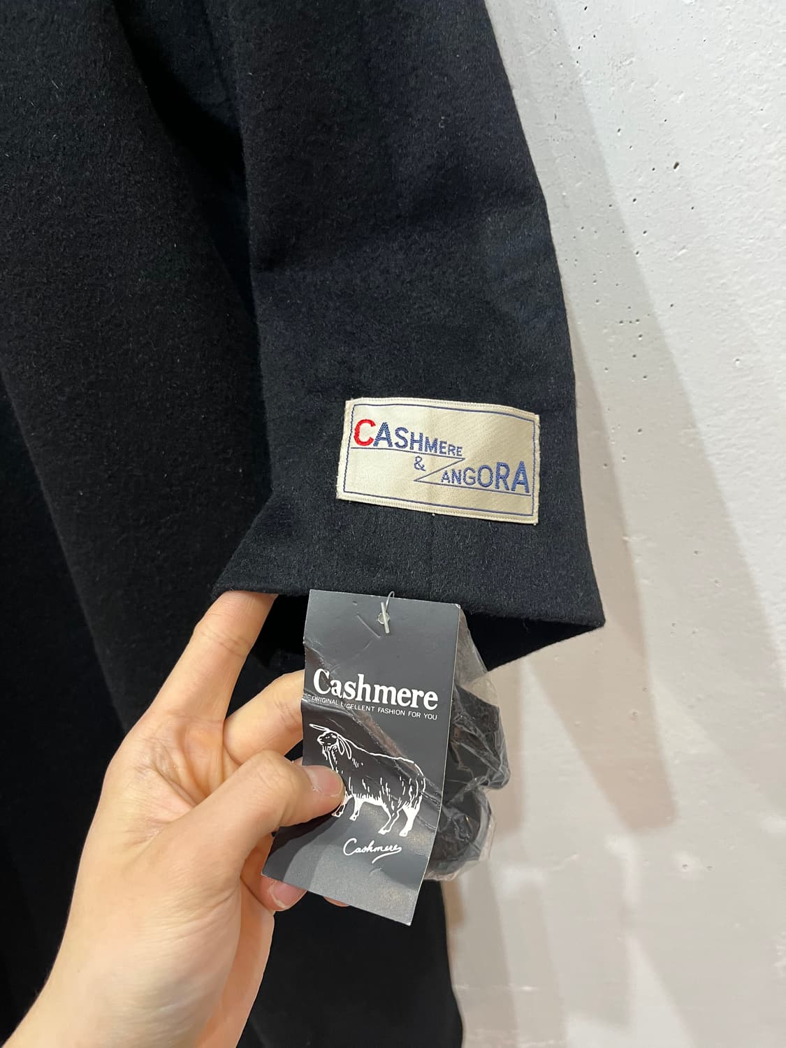 BELTA BUONO 캐시미어 앙고라 발마칸 코트 미사용품 상품이미지2