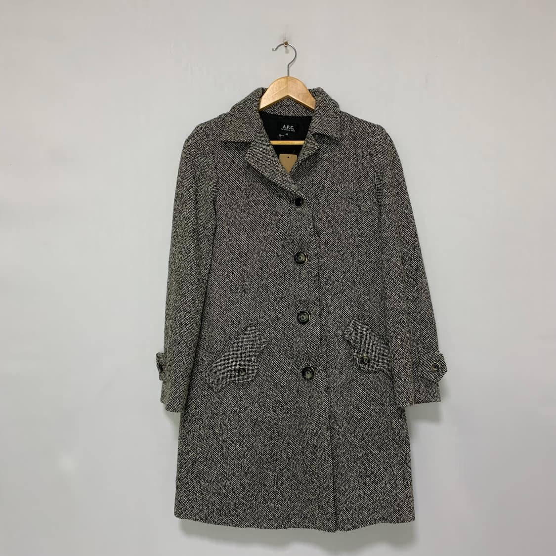 A.P.C. 아페쎄 헤링본 코트 XS 여성 빈티지 상품이미지1