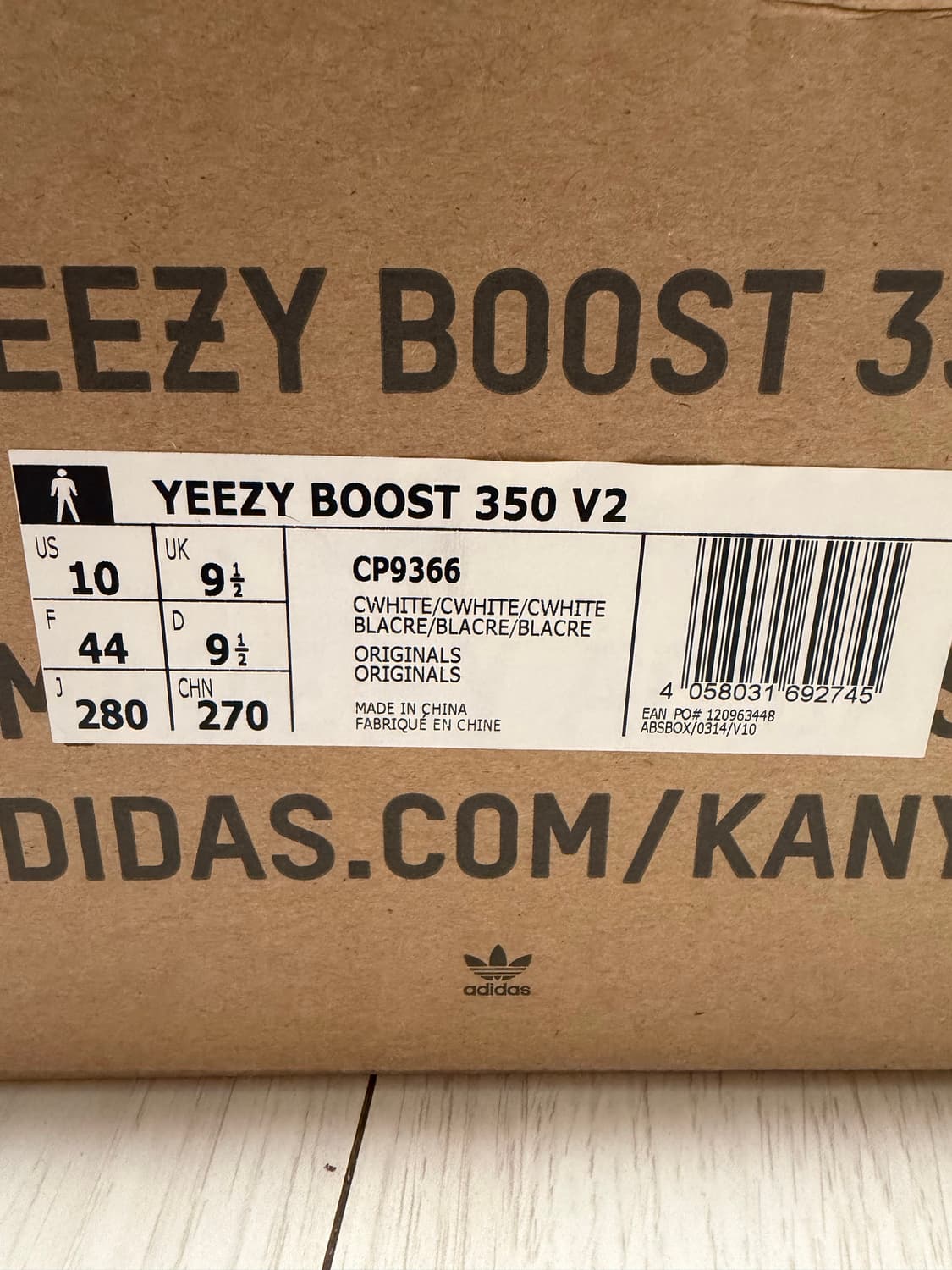 이지부스트 350 트리플화이트 280 상품이미지7