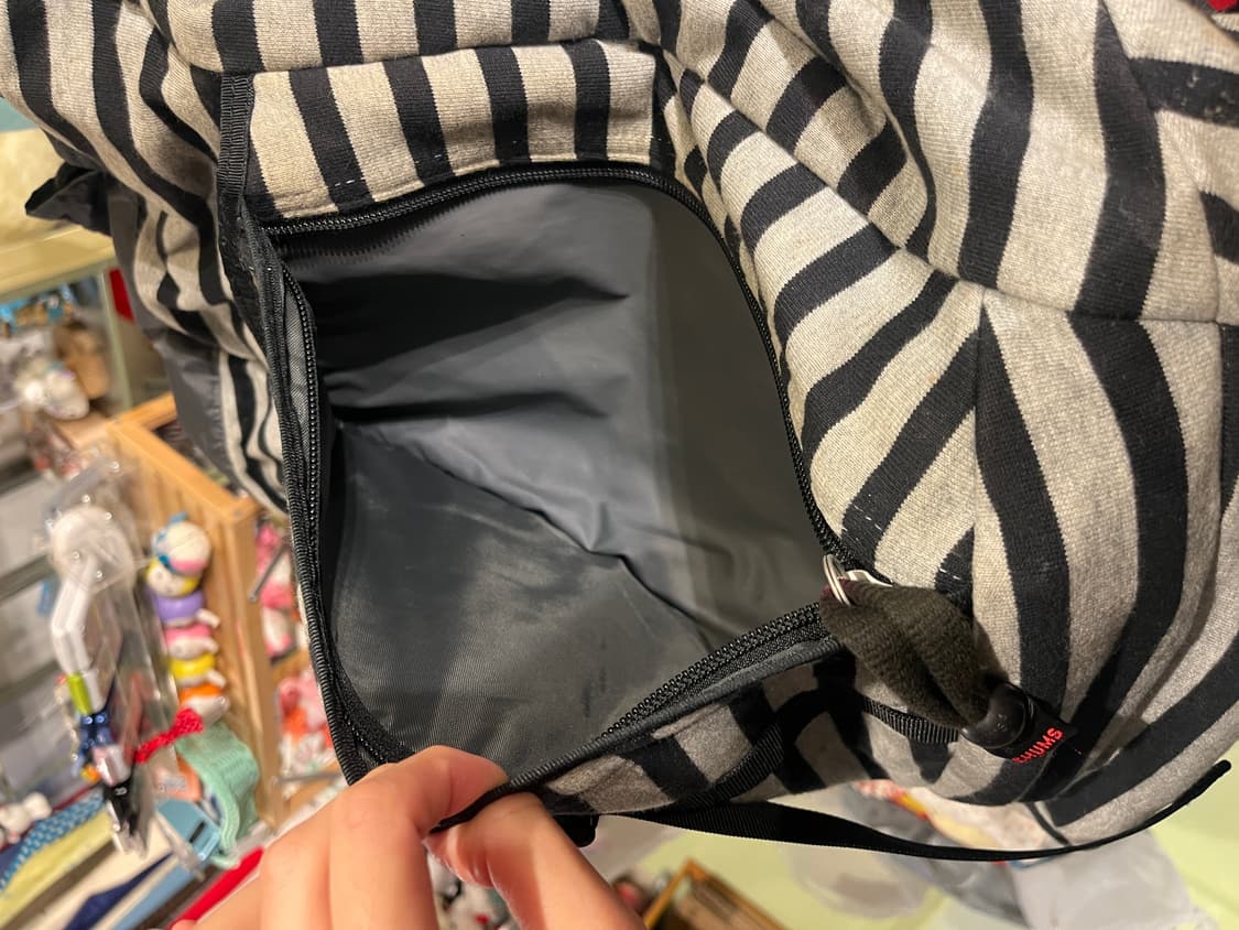 첨스 스트라이프 백팩 🐧 상품이미지6