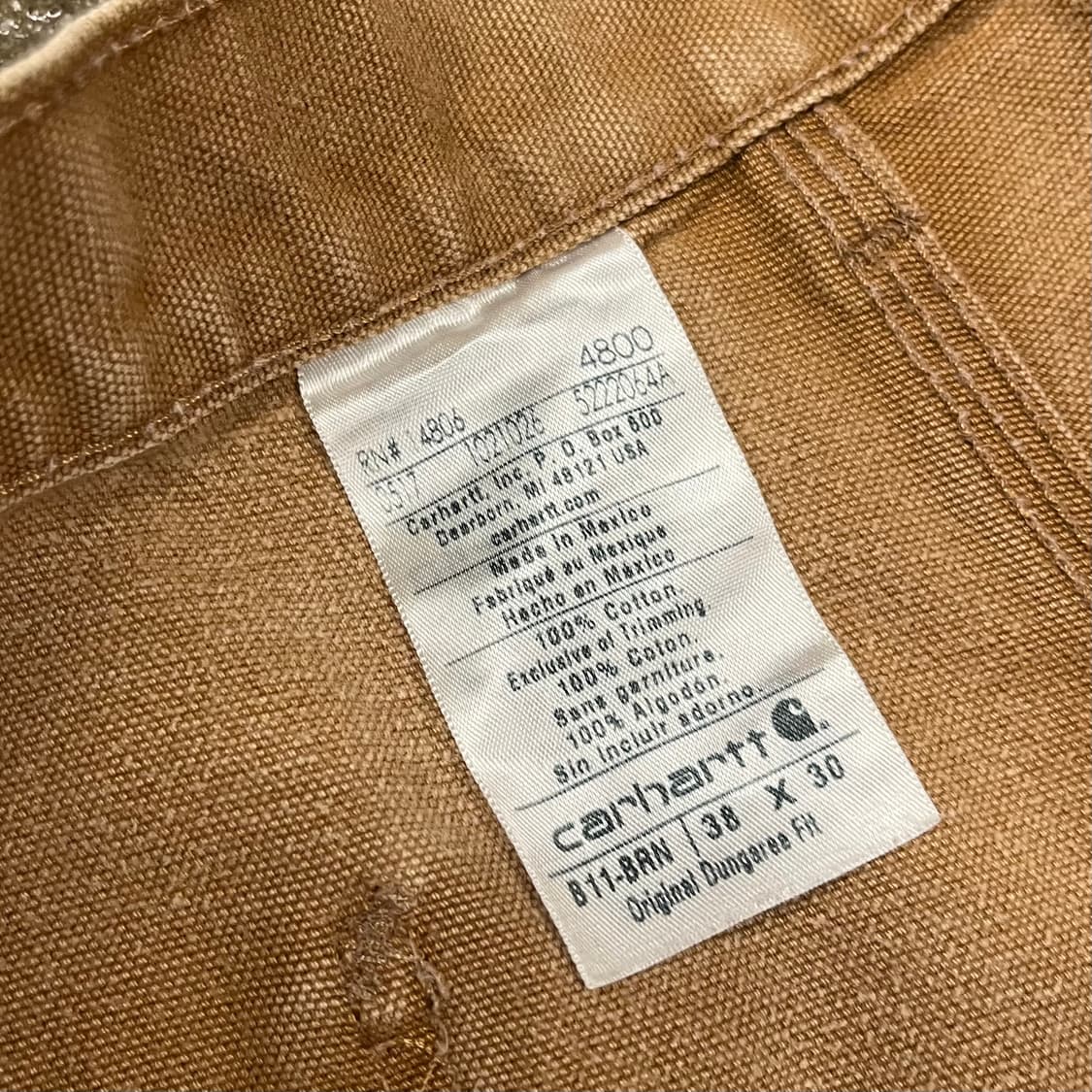 Carhartt B11 싱글니 카펜터 팬츠 (36“) 상품이미지5