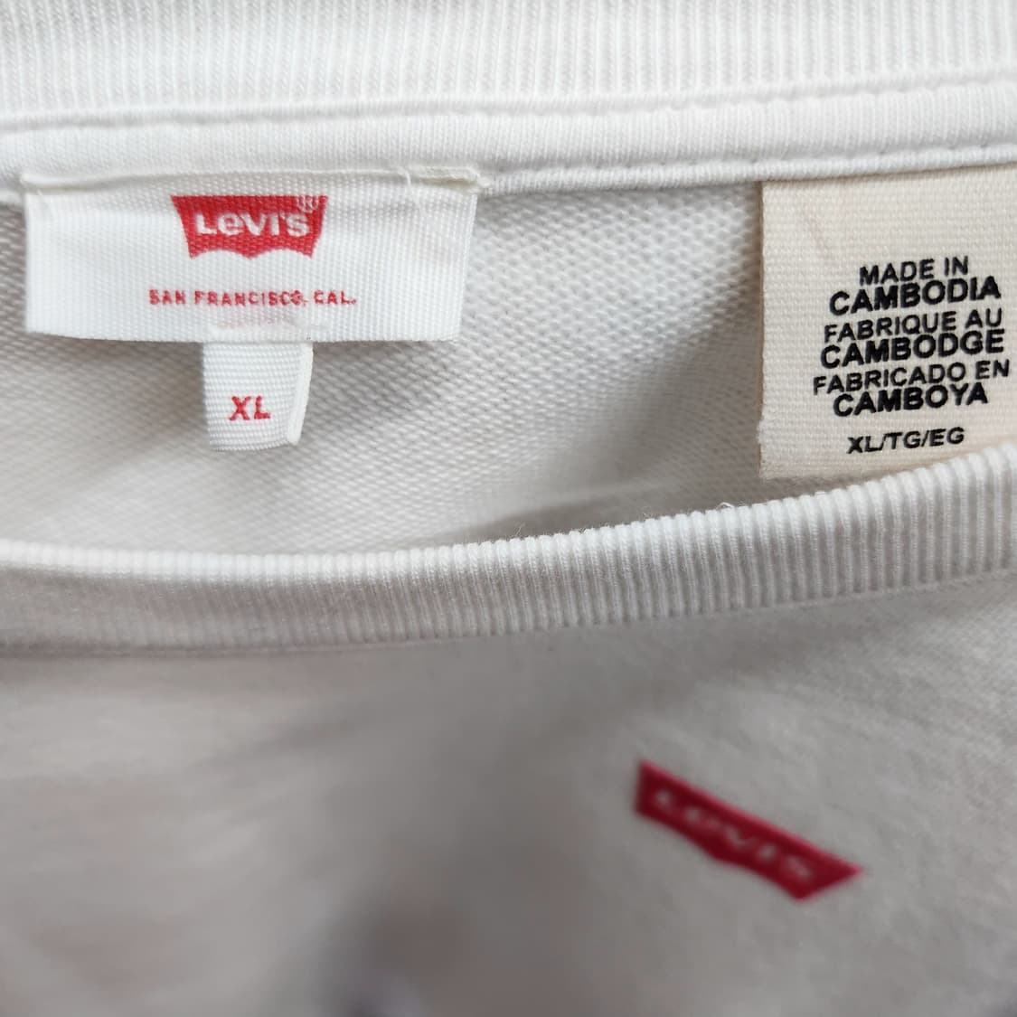 리바이스 사이드 로고 오버핏 맨투맨 XL(2XL) 남여공용 상품이미지5