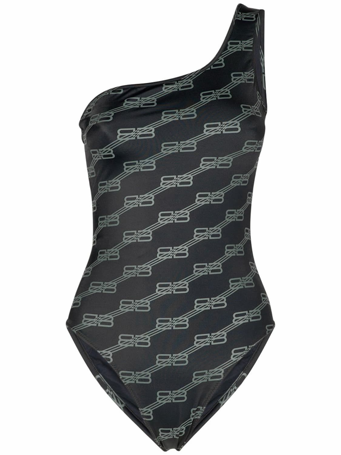 BALENCIAGA, Logo Asymmetric Swimsuit 상품이미지1