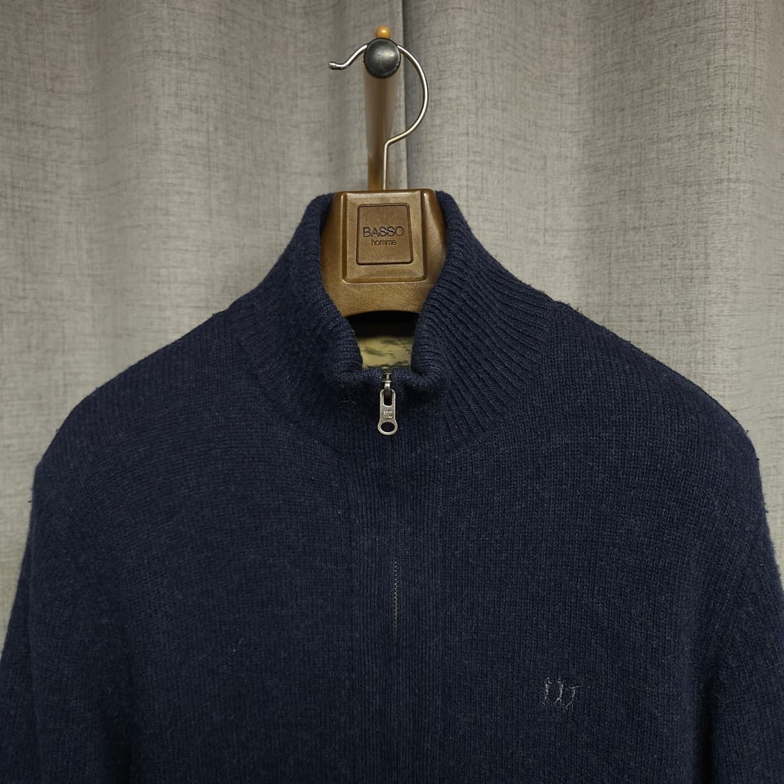 95 ) 헨리코튼 남성 방풍니트 네이비 상품이미지4