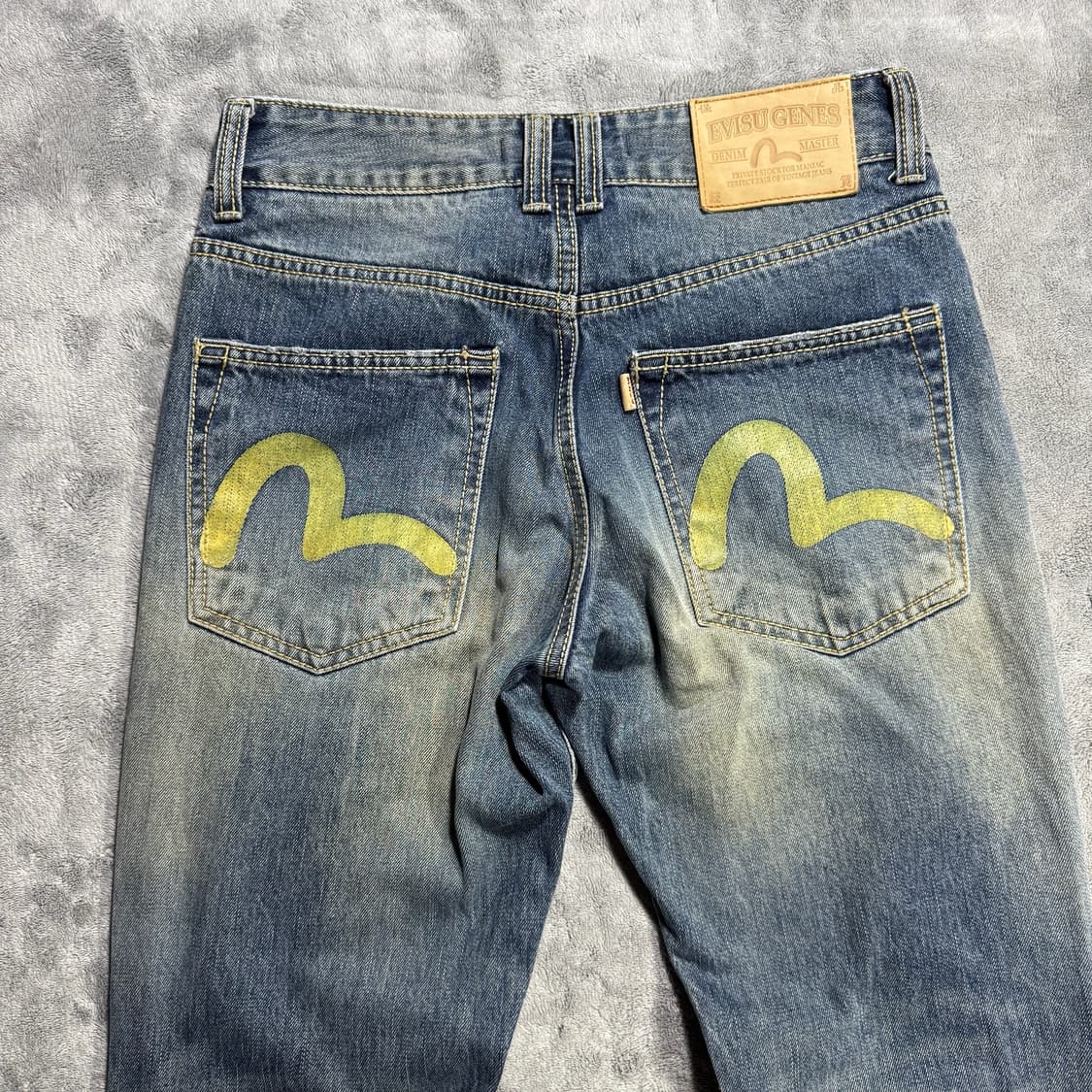 EVISU 에비수 빈티지 스트레이트 워싱 데미지진 30 상품이미지2
