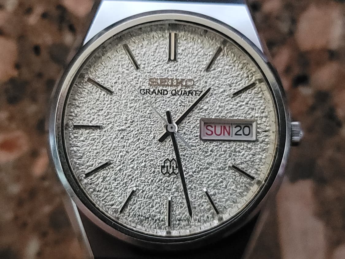 70s 세이코 하이엔드 그랜드 쿼츠 스노우 다이얼 (레어) 시계 상품이미지2