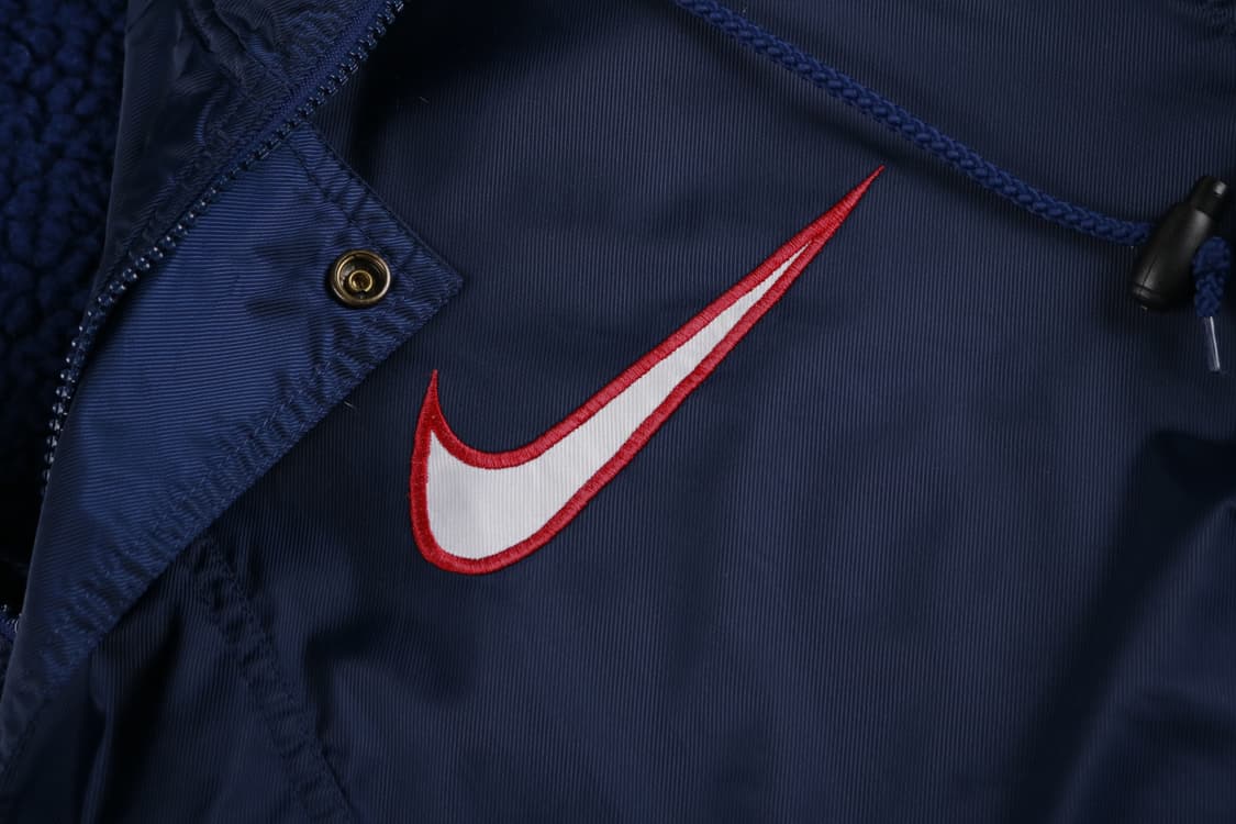 [XL] 90's 나이키 스우시 빅로고 올드스쿨 양털 롱패딩 상품이미지3