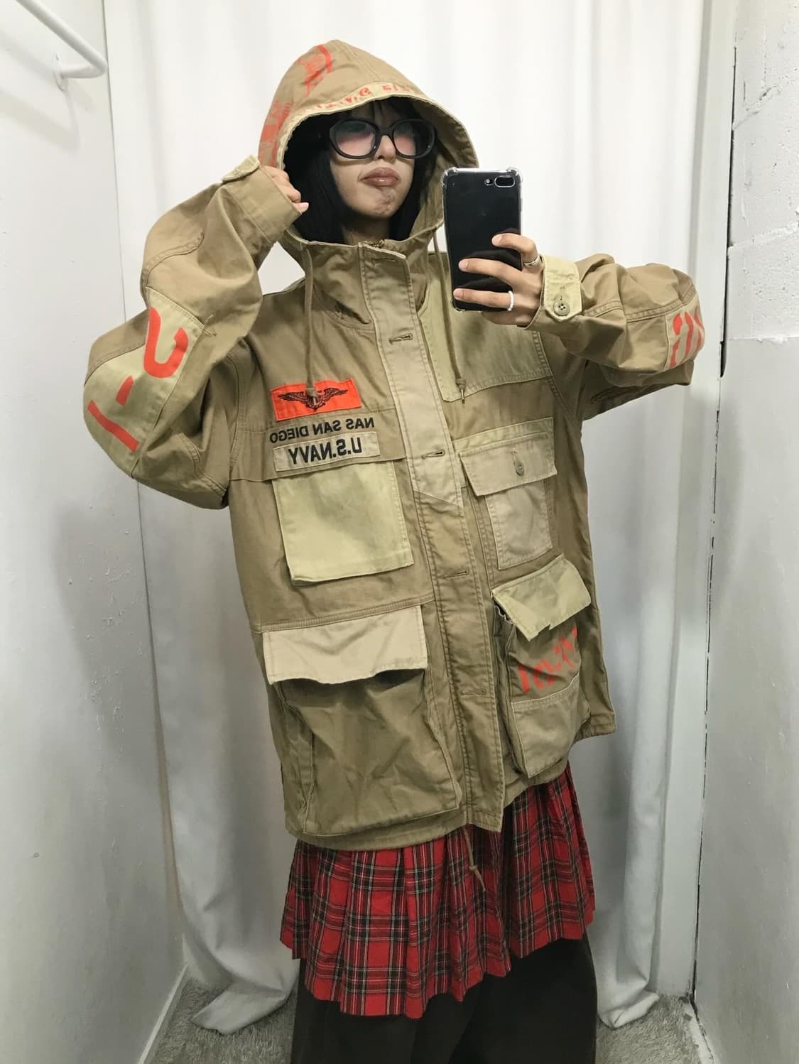 Avirex Multi Pocket Hooded Jacket 상품이미지7