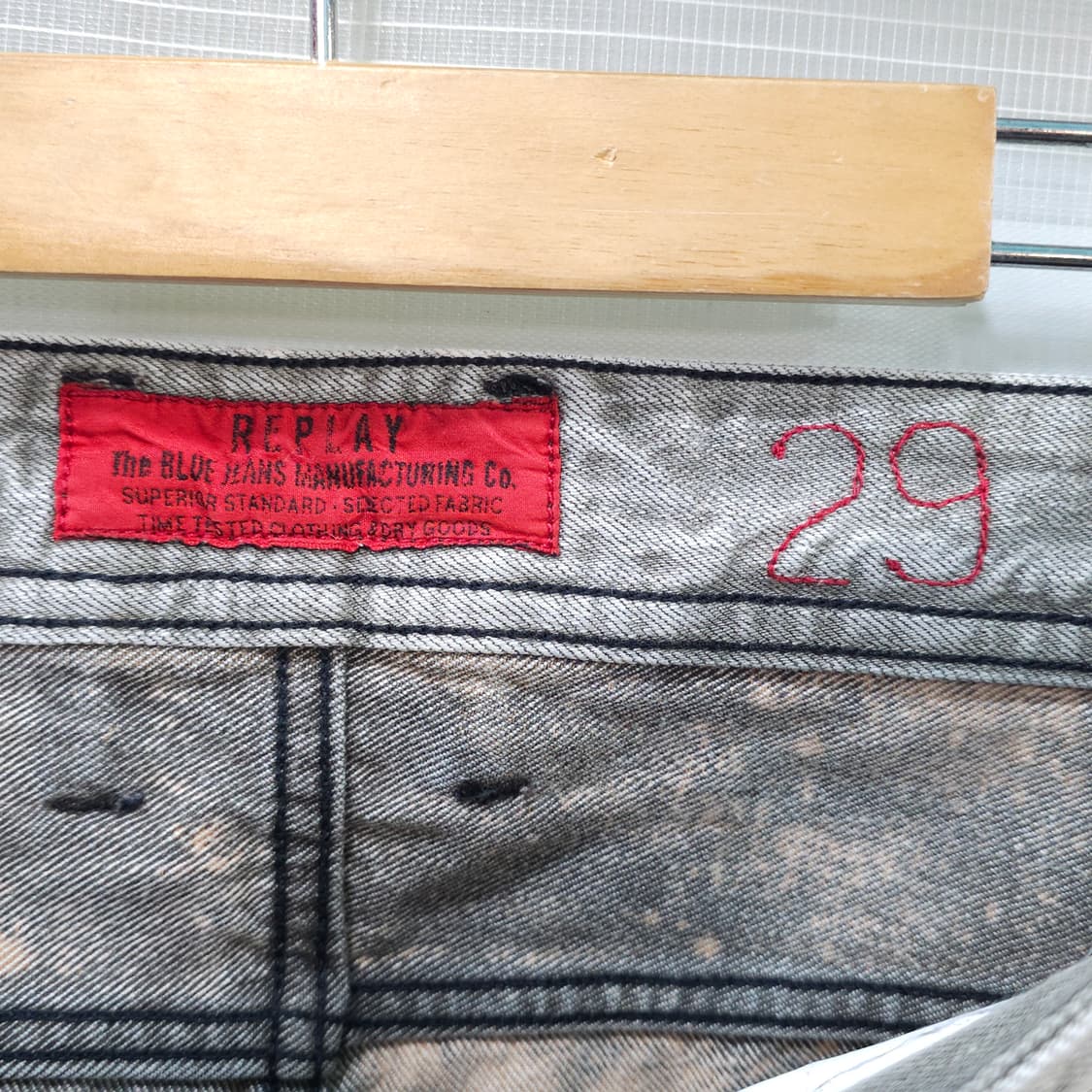 REPLAY 빈티지가공 데님팬츠- 29 상품이미지8