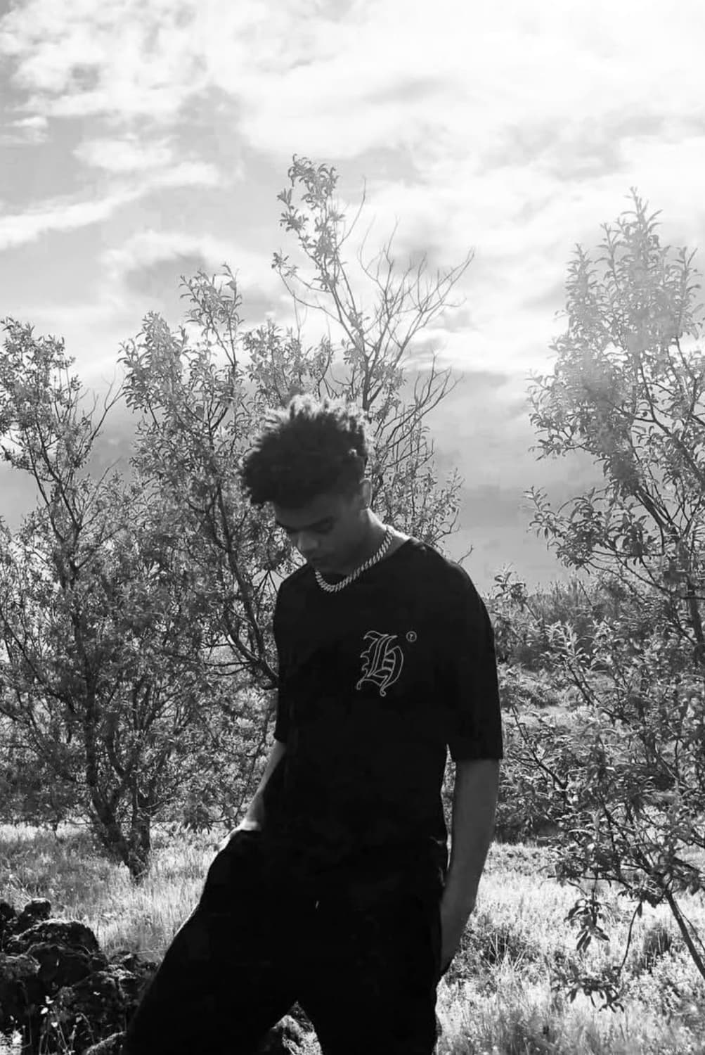 D/HILL LA 그래픽 로고 티셔츠 OS 상품이미지1