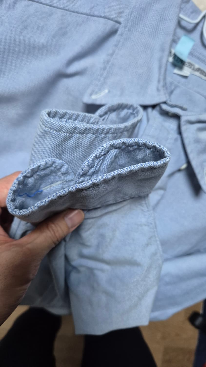 인디비주얼라이즈드 옥스포드 버튼다운 셔츠 블루 100사이즈 상품이미지4