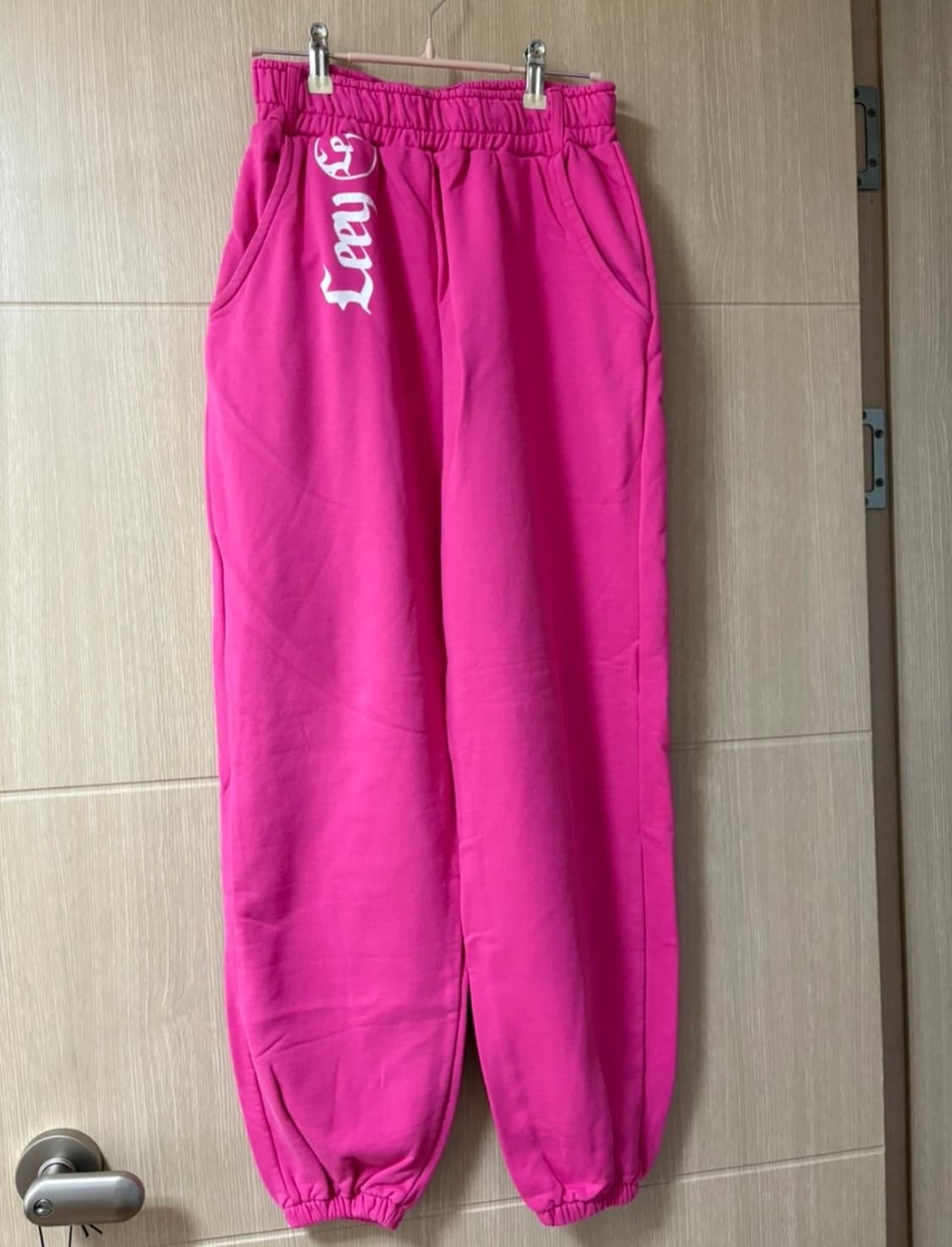 Leey 조거팬츠 핑크 상품이미지3