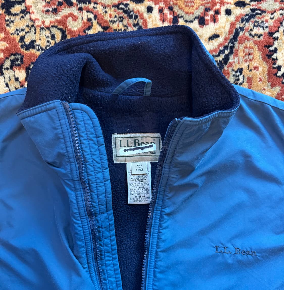 빈티지 엘엘빈 웜업 자켓 "L" (490) 상품이미지3