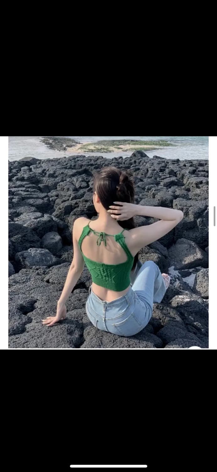 꽈배기 홀터 나시 상품이미지2