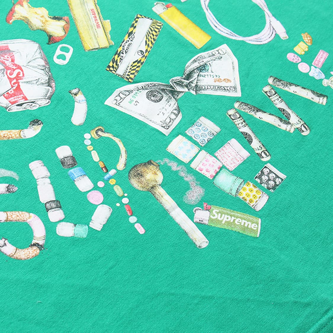  SUPREME "Green T-Shirts" 상품이미지4