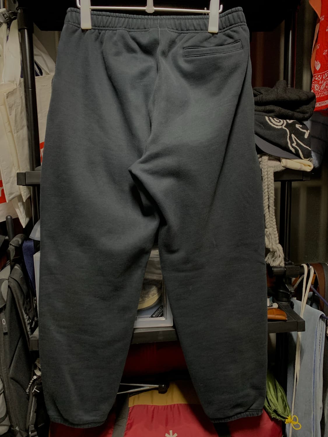 [US/L]초판!) 나이키 x 스투시 NRG ZR 플리스 팬츠 블랙 상품이미지3