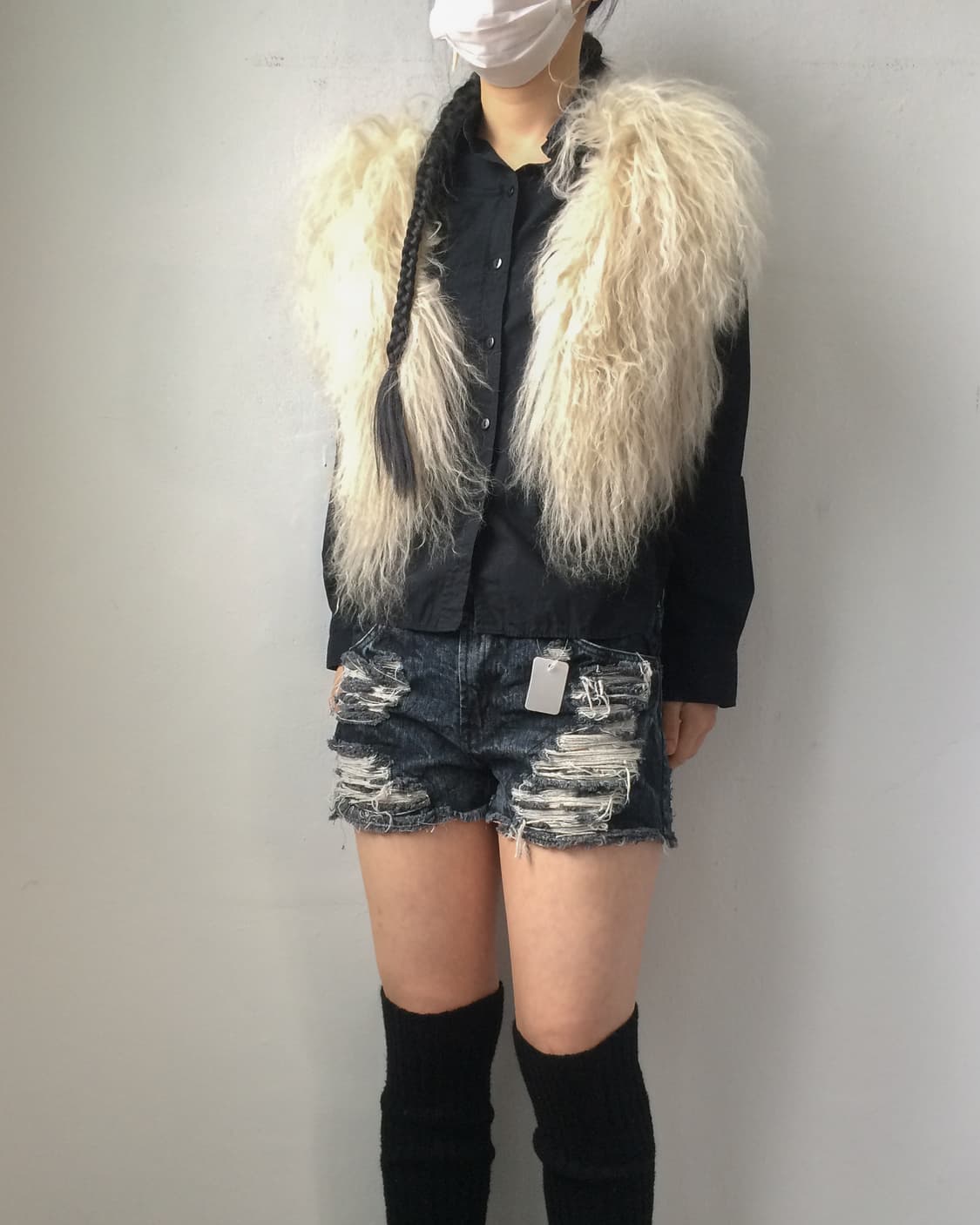 Tibet lamb fur vest 상품이미지6