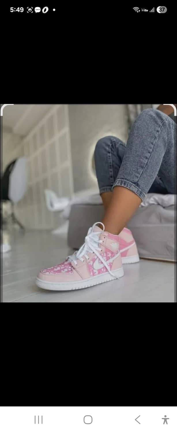 '초리미티드에디션'(협의)디올×나이키 에어조던 1 하이 핑크 디올 콜라보 상품이미지1