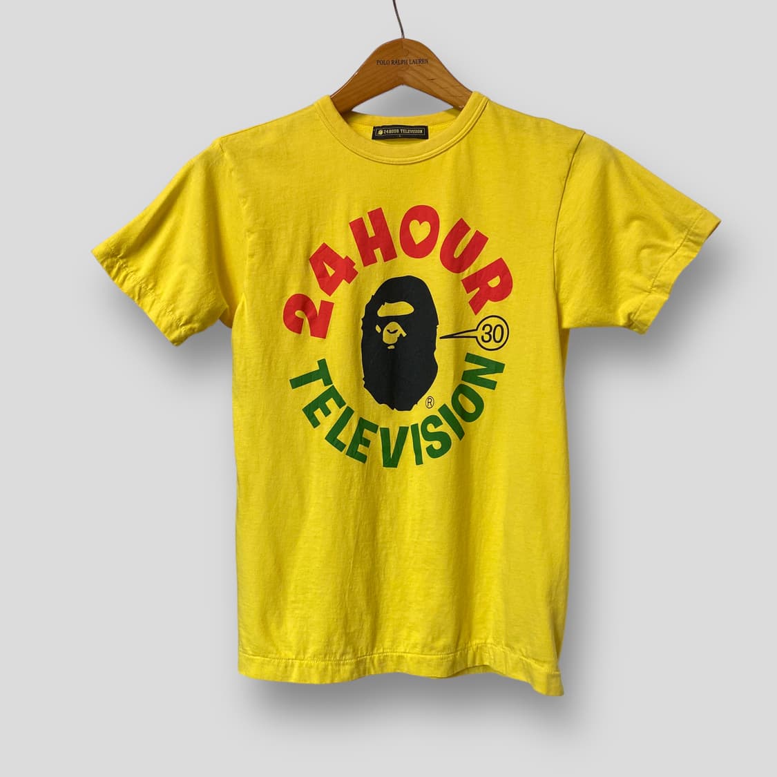 (여성S)24HOUR x Bape 반팔티셔츠 상품이미지1