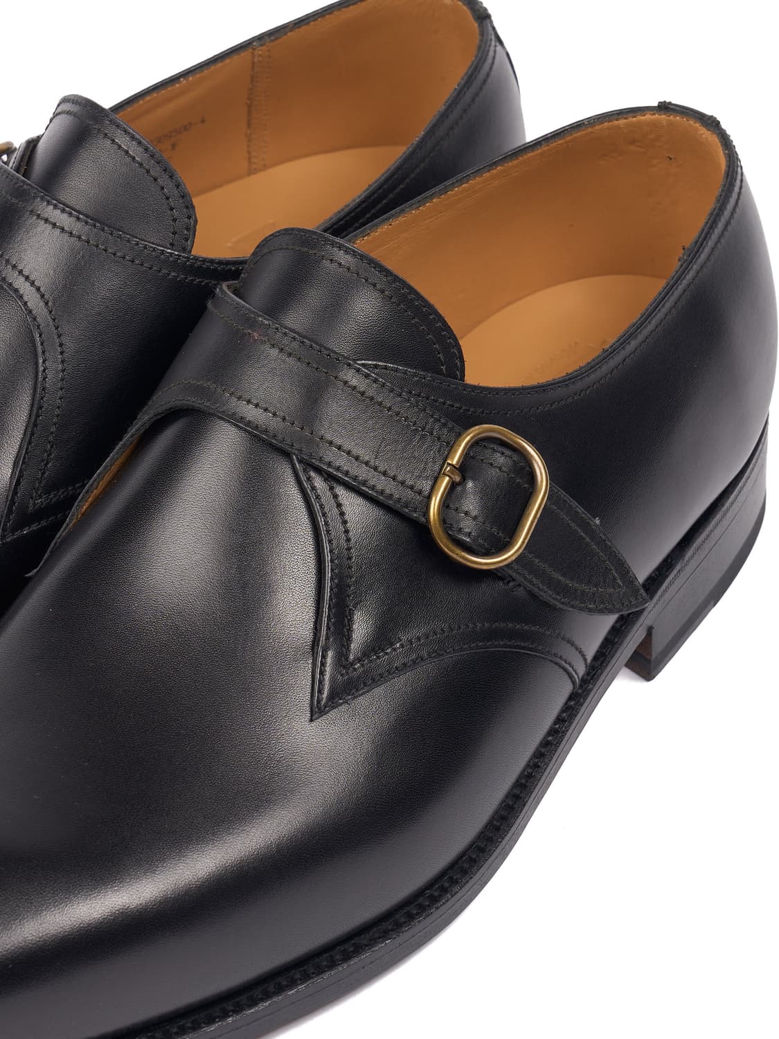 Simple Buckle 231 Derby Black Boxcalf 상품이미지4