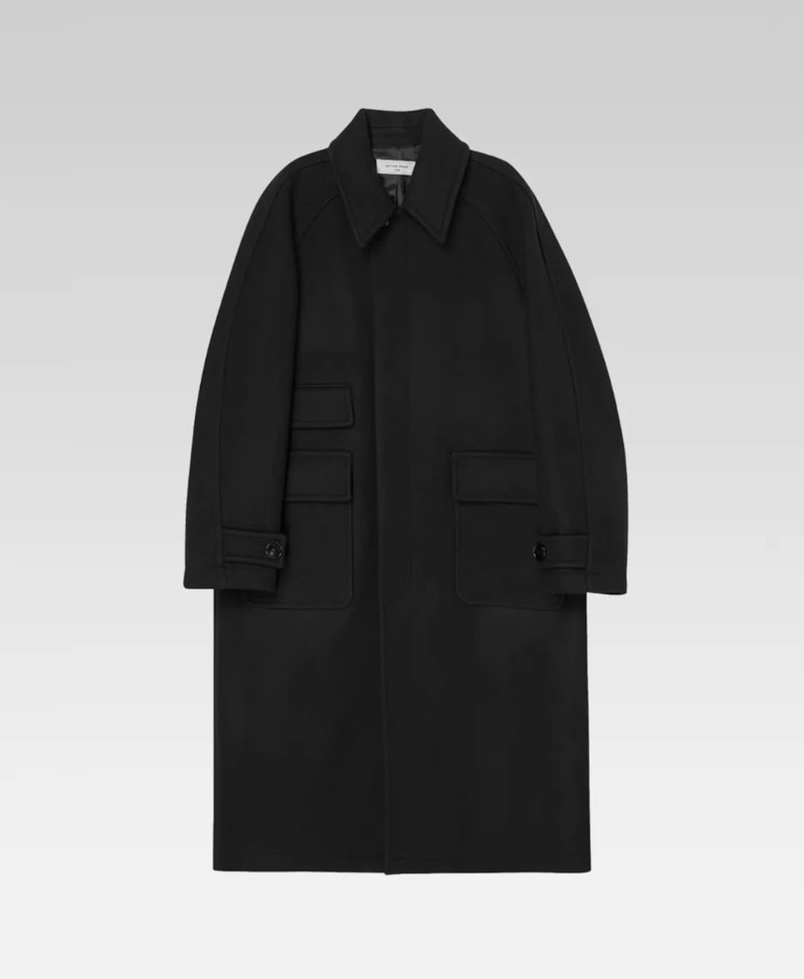 [S] 애프터프레이 투어리스트 발마칸 코트 블랙 상품이미지1