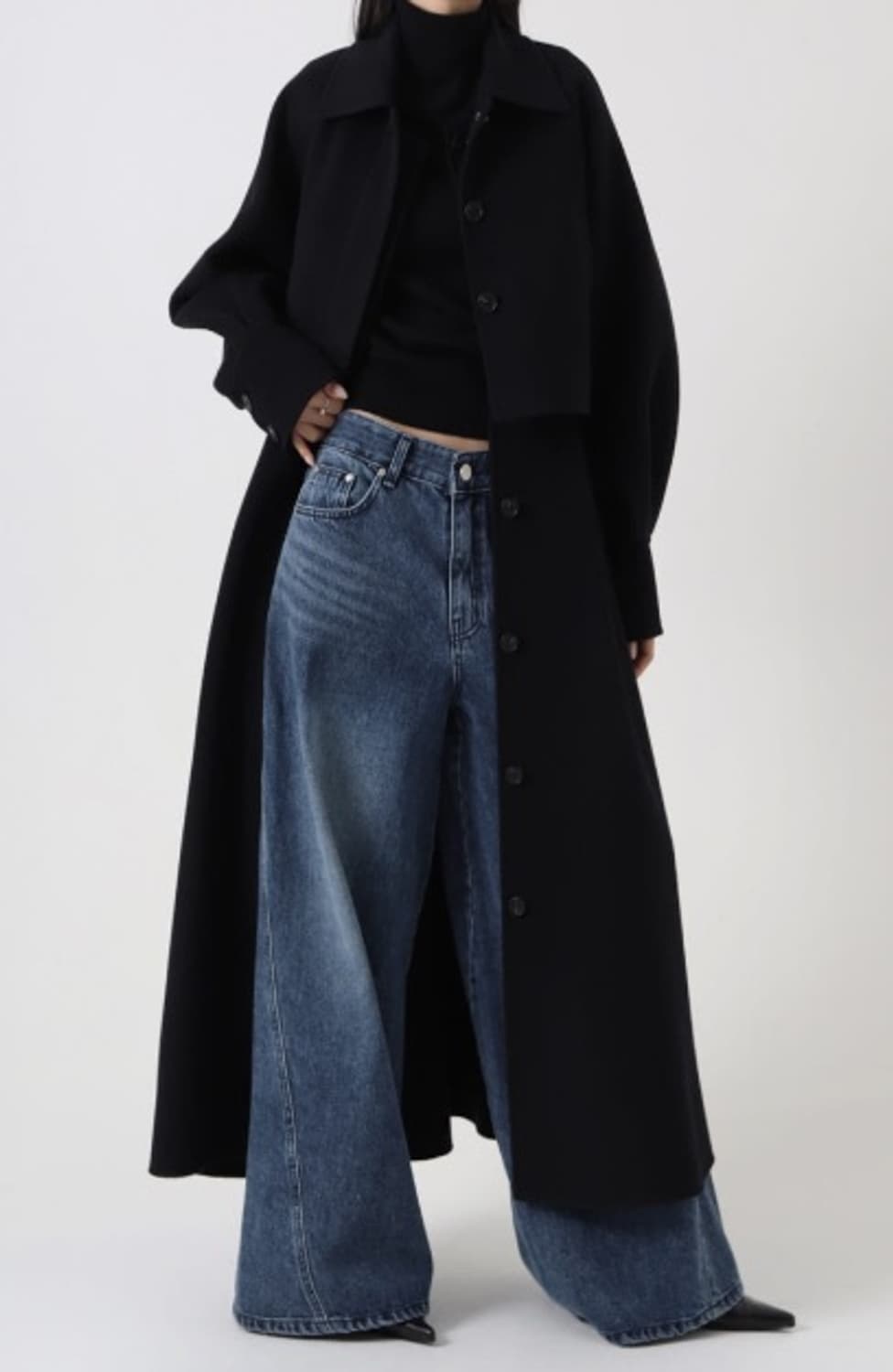 트리밍버드 3Way Handmade Coat (블루블랙) 상품이미지4
