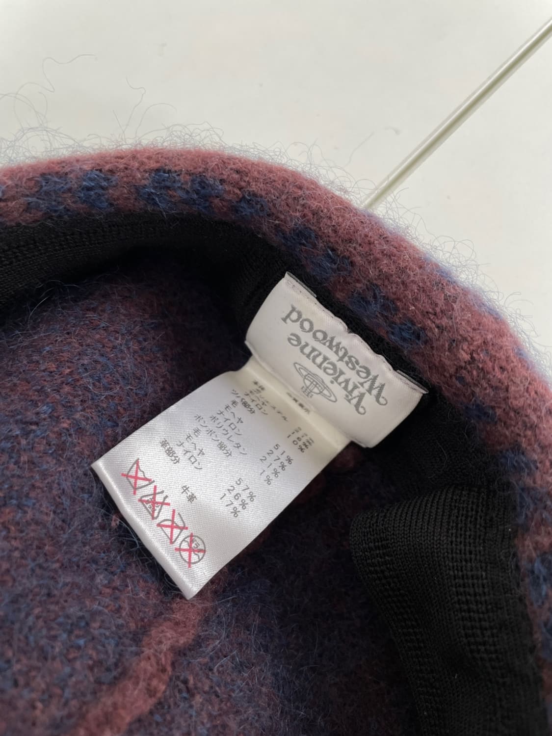 비비안 웨스트우드 오브 로고 폼폼 비니  상품이미지8