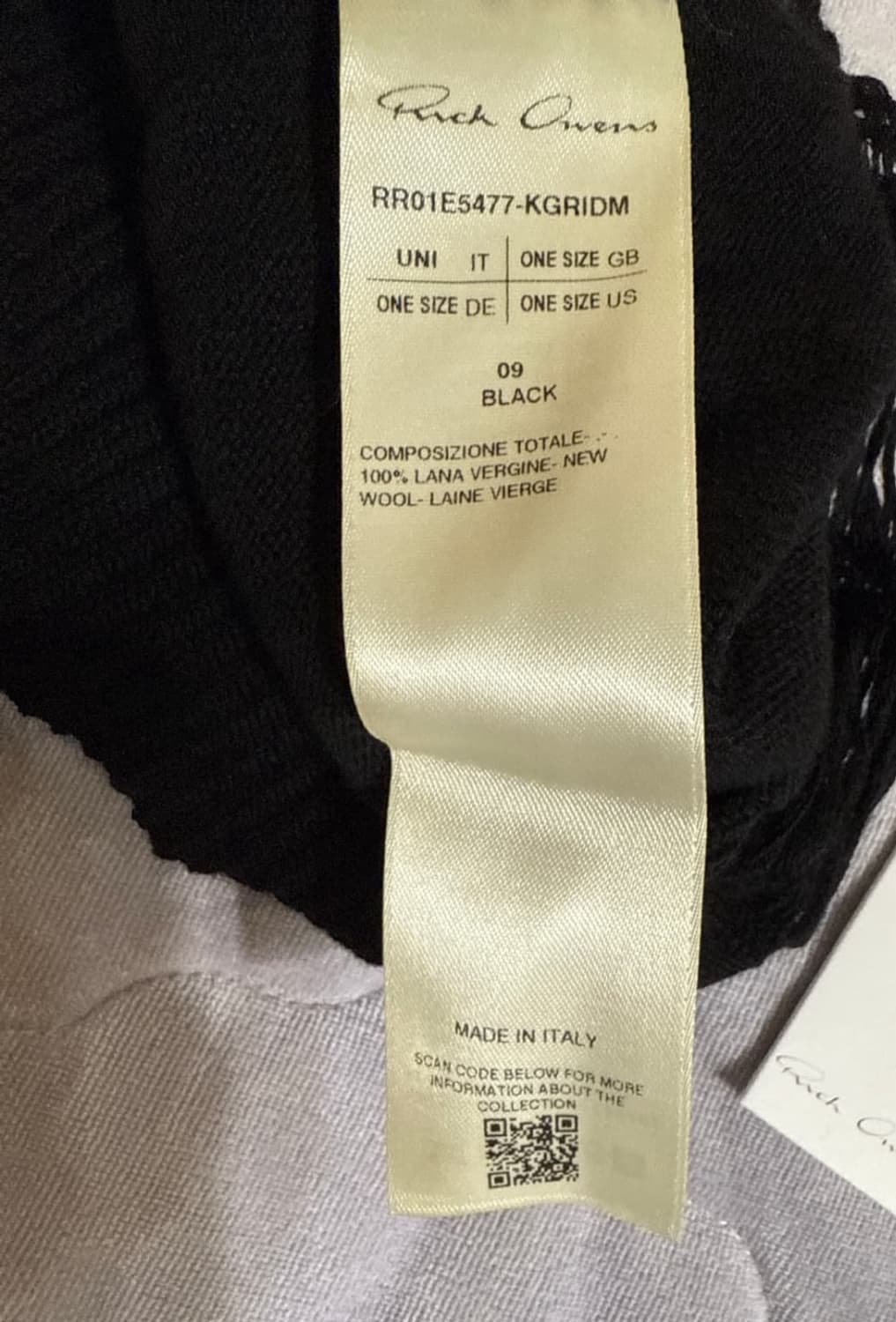 릭오웬스 25FW 헐리우드 스컬 바라클라바 상품이미지7