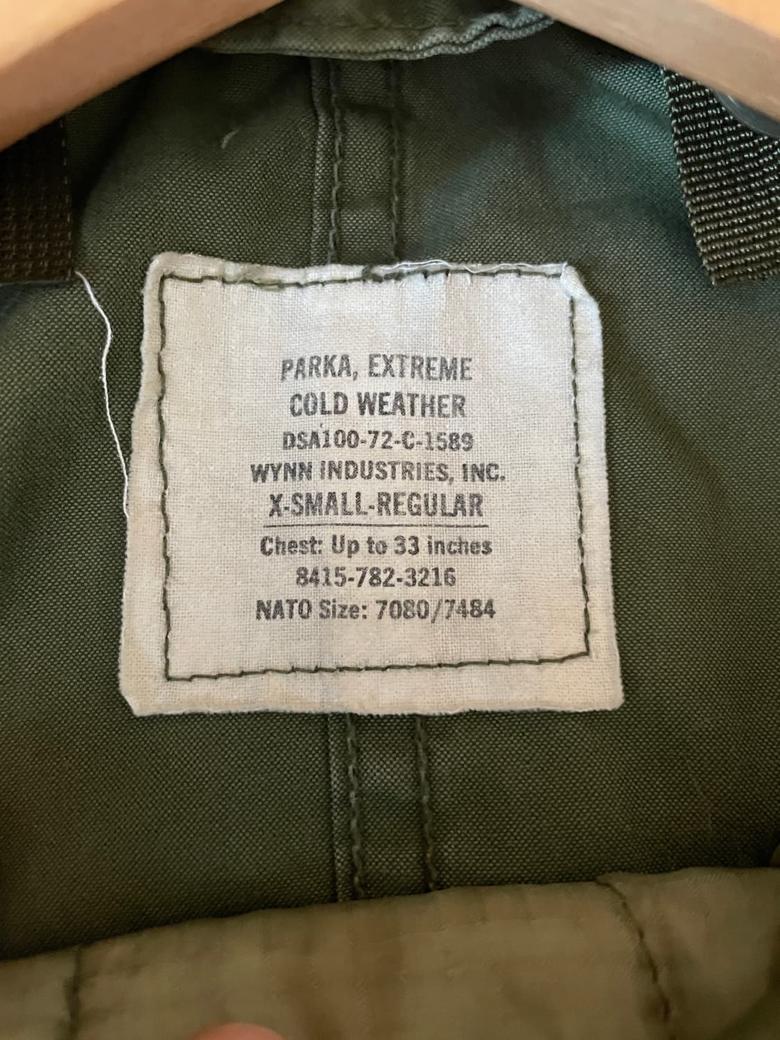 70's 미군 피쉬테일 개파카 x-small 상품이미지9