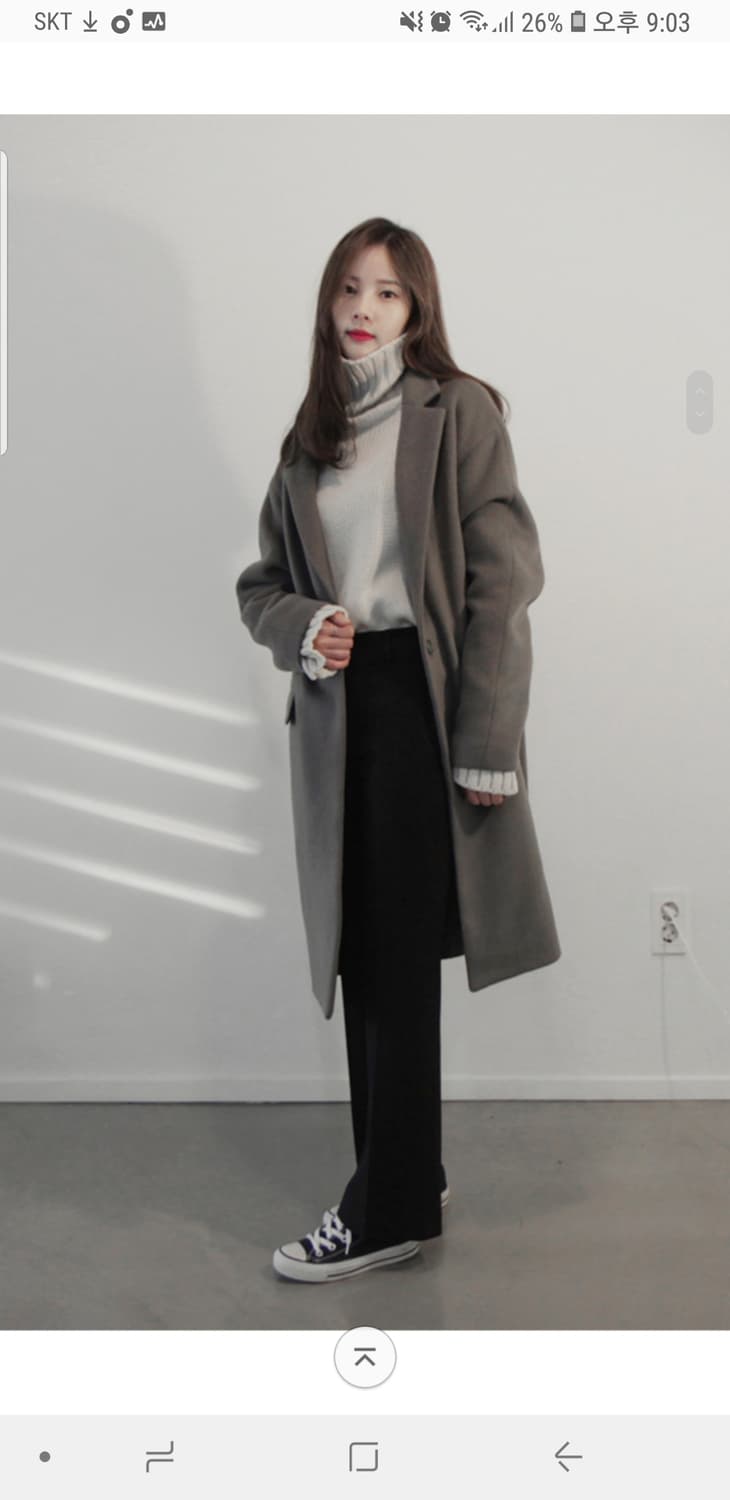 캐시미어 롱 코트 새상품 상품이미지5