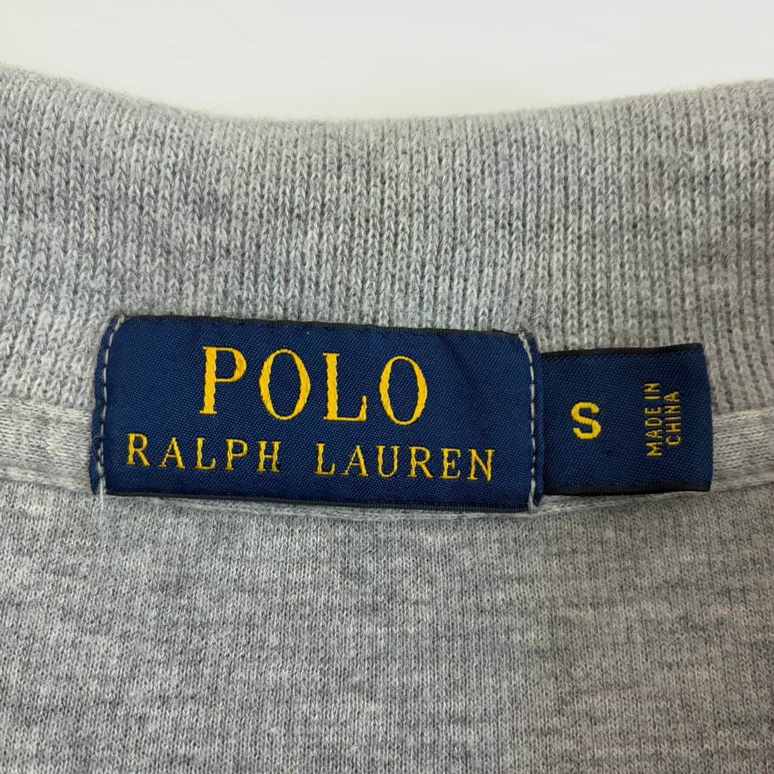 Polo 폴로랄프로렌 멜란지 그레이 하프집업 니트 상품이미지4