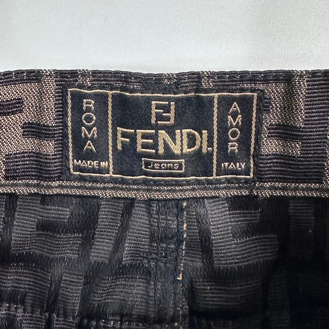 90s 펜디 주카패턴 롱 스커트 상품이미지7