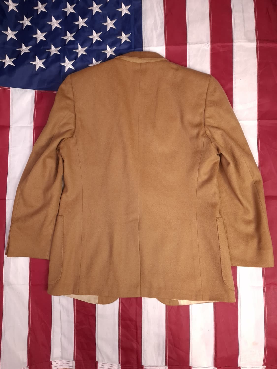 새제품급 오리지날 미국제조 랑방 카멜헤어 2버튼 블레이져 상품이미지10