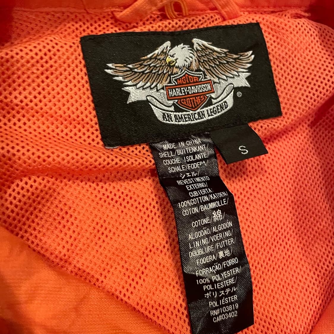할리데이비슨 여성 코튼 자켓 (S) 상품이미지6