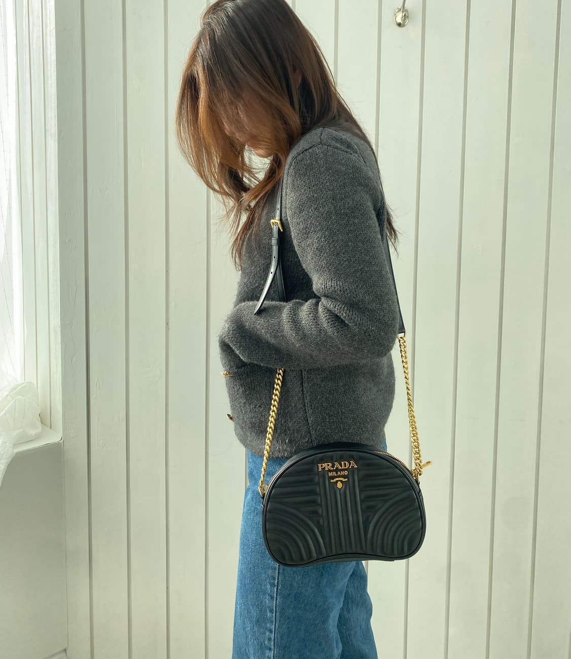 프라다 다이어그램 숄더 상품이미지4