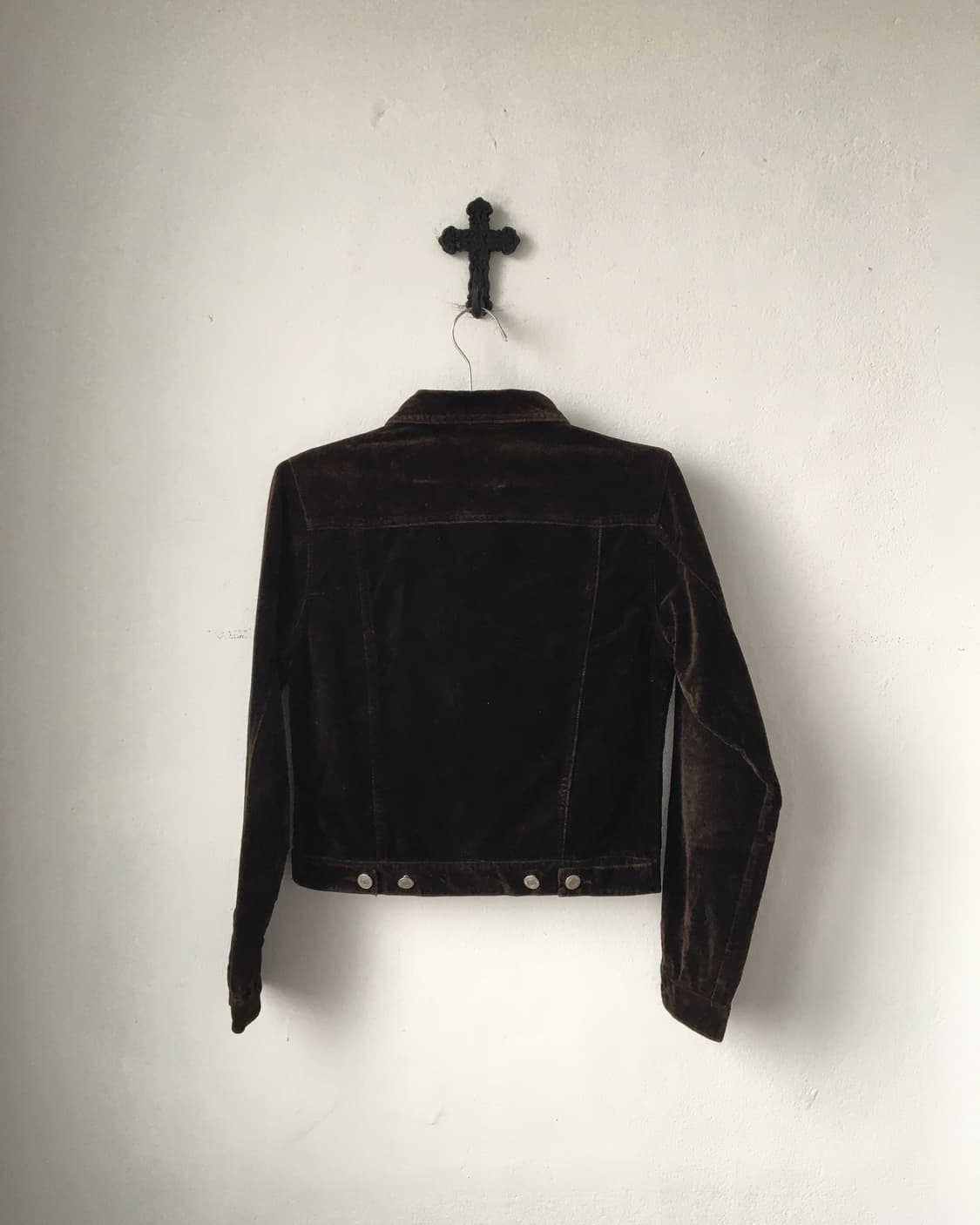 Velvet pocekt point zip up jacket 상품이미지2