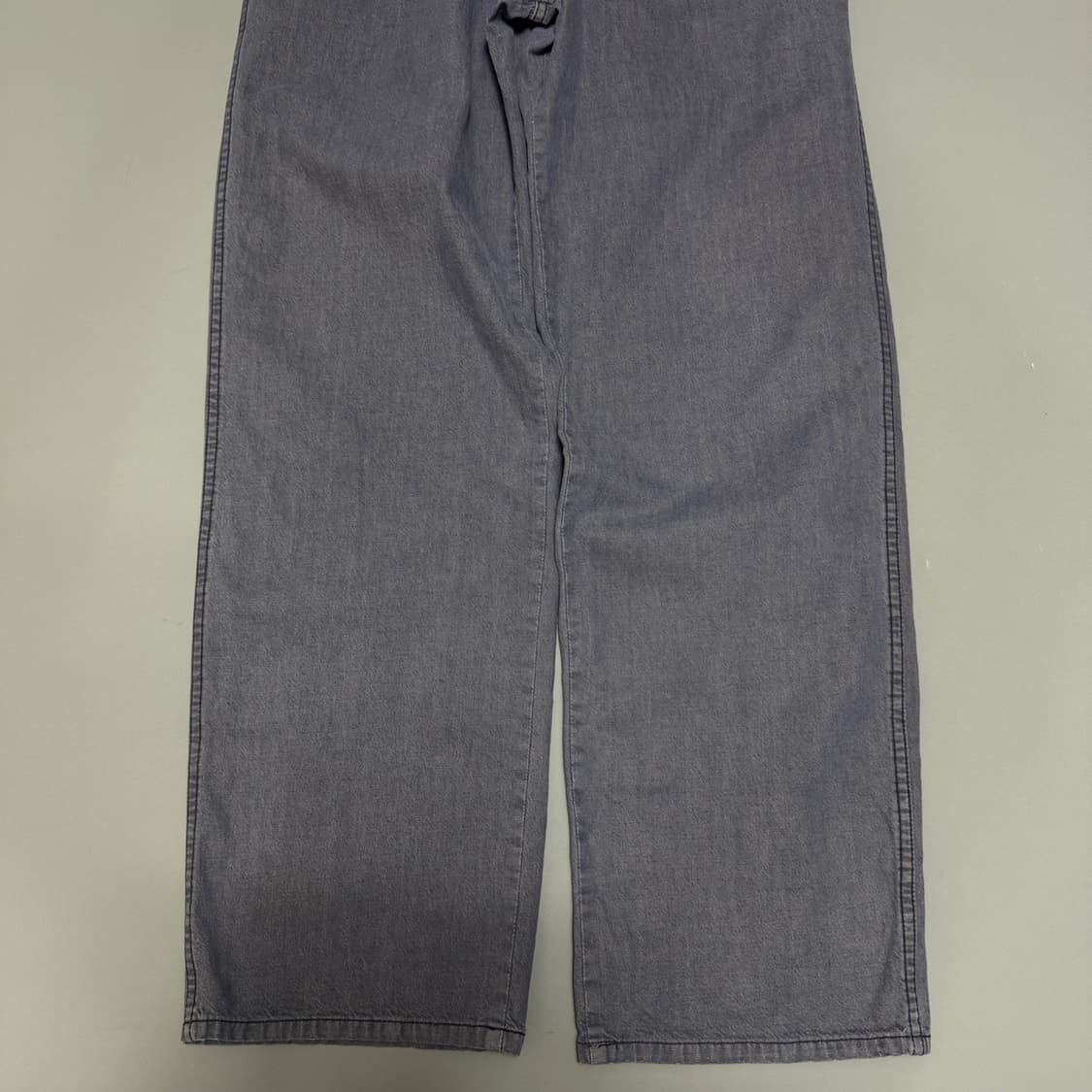 JOHN BULL blue 블루 워시드 데님 신치백 루즈 와이드 워크 팬 상품이미지9