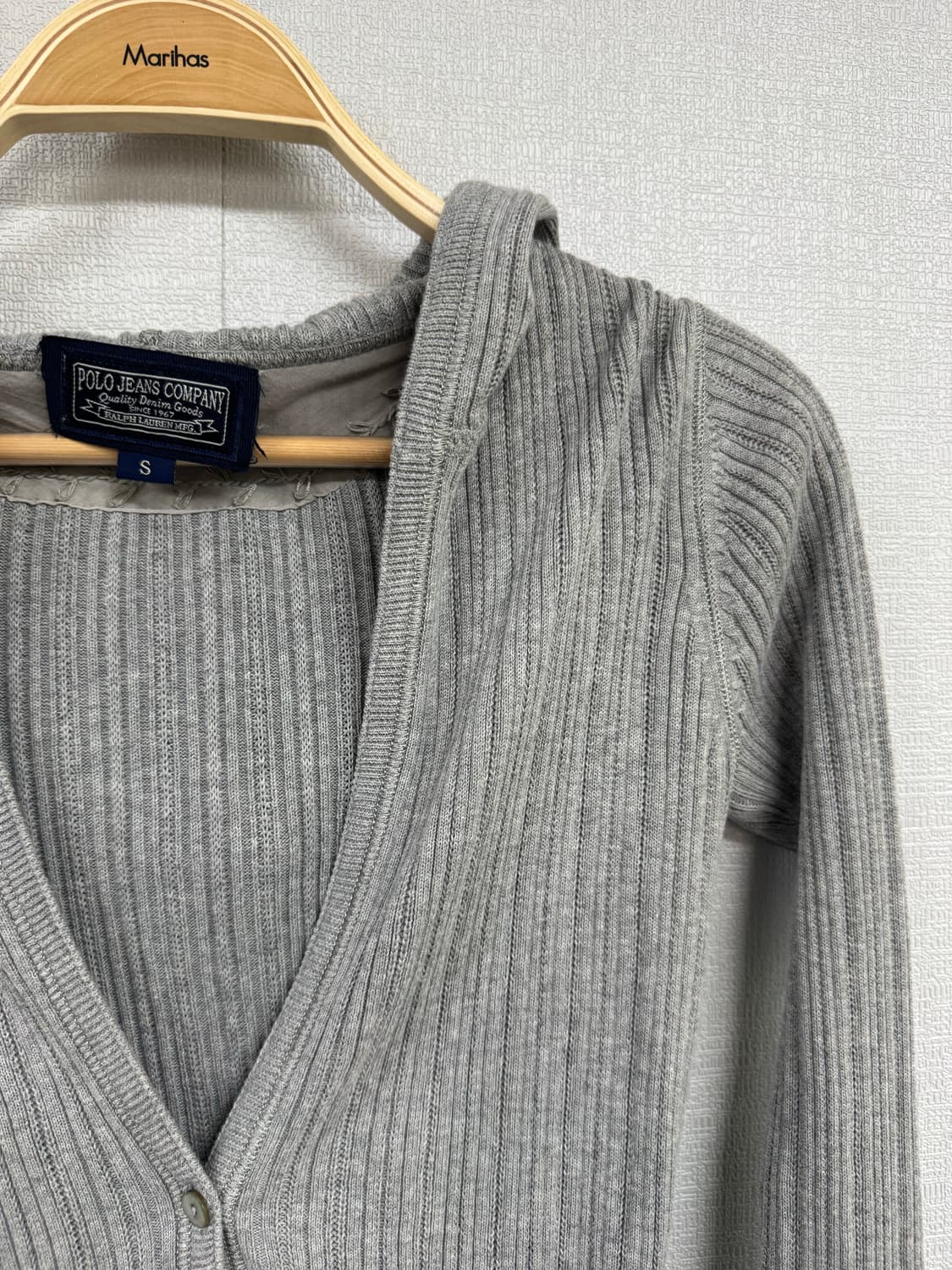 폴로 진스 후드 가디건 상품이미지3