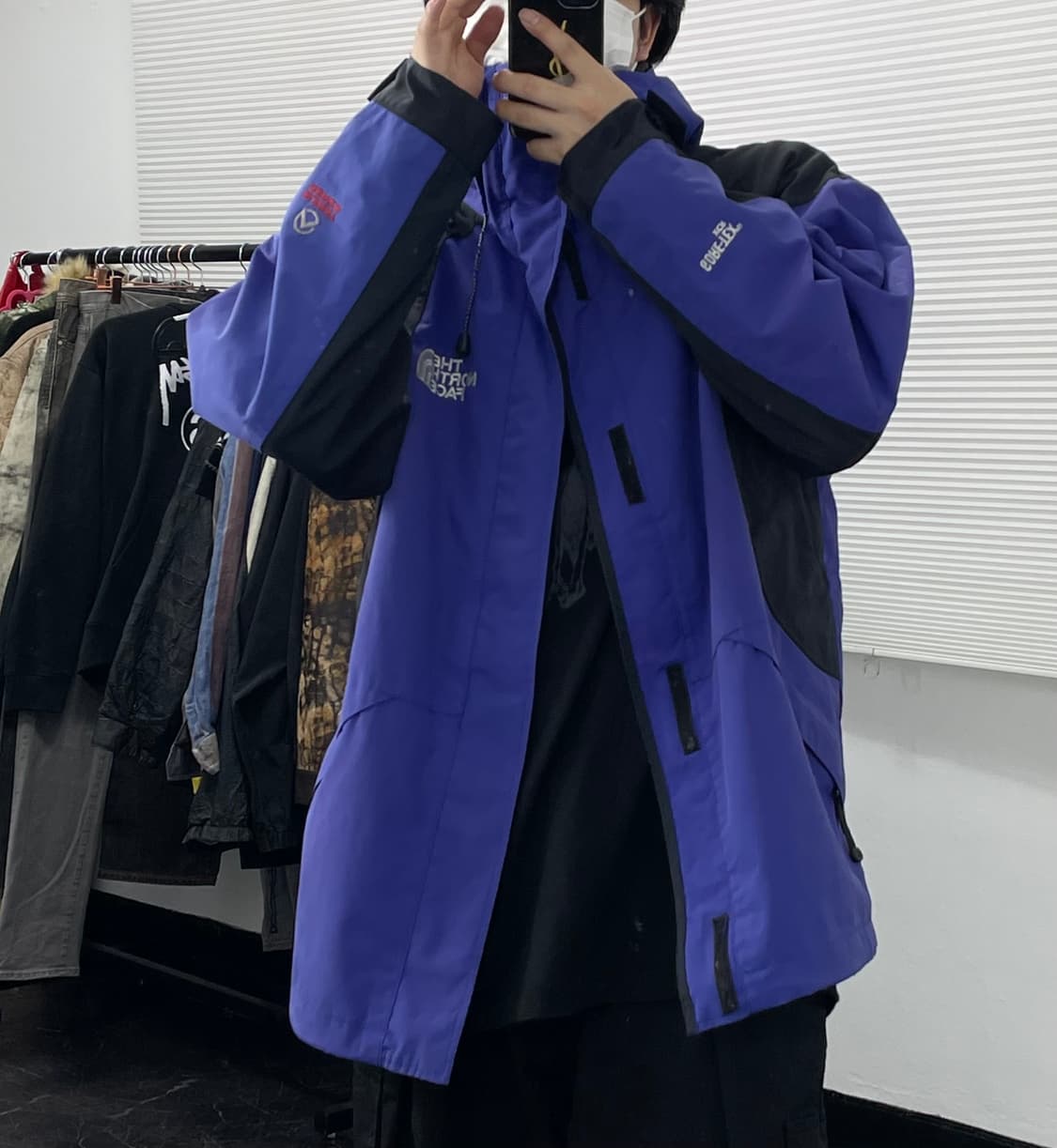 노스페이스 써밋 고어텍스 하이넥 투웨이 바람막이 상품이미지3