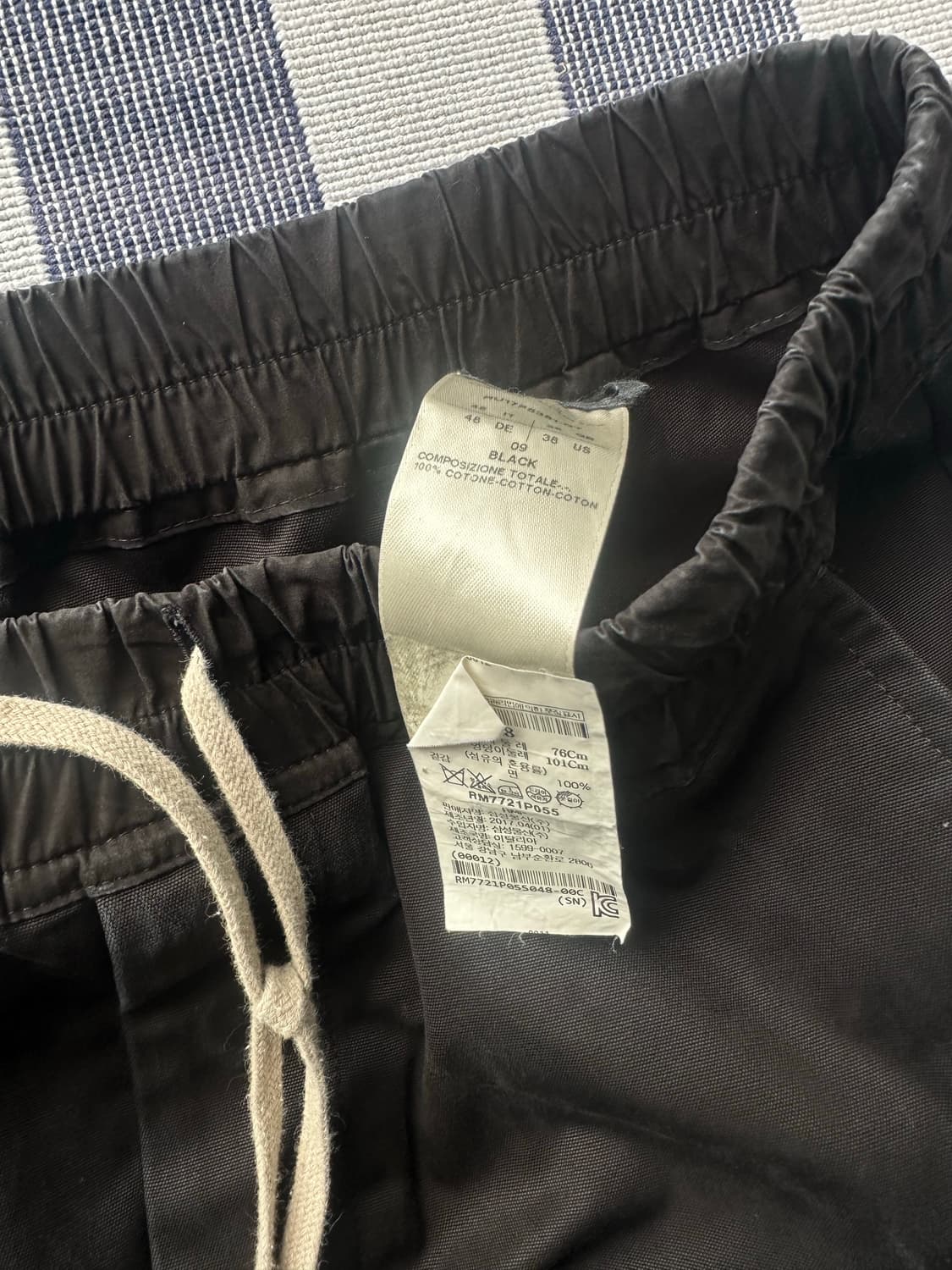 릭오웬스 크롭배기팬츠 48 상품이미지3